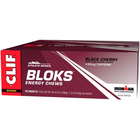 CLIF Bar Bloks Black Cherry Chews, 18 Servings
