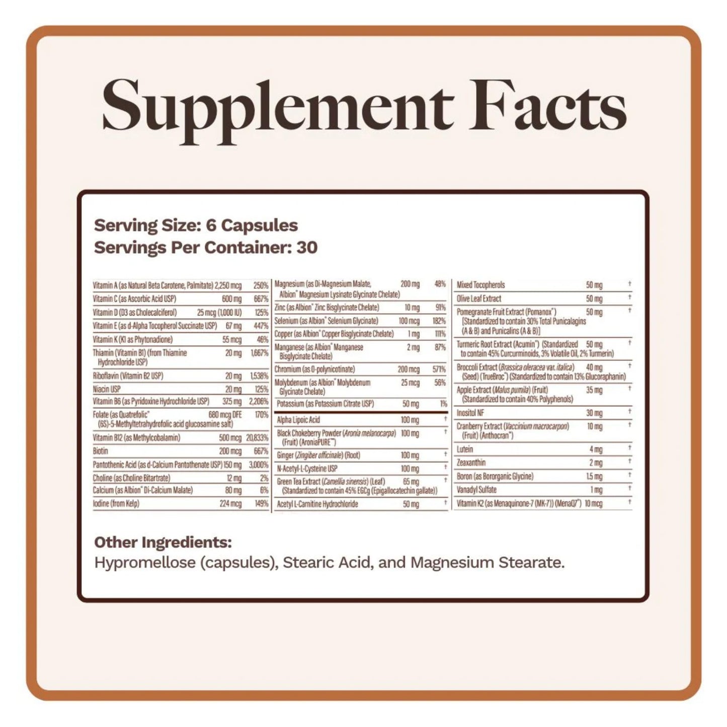 Utzy Naturals Essentially-U Multi-Nutrient Capsules 180 Capsules