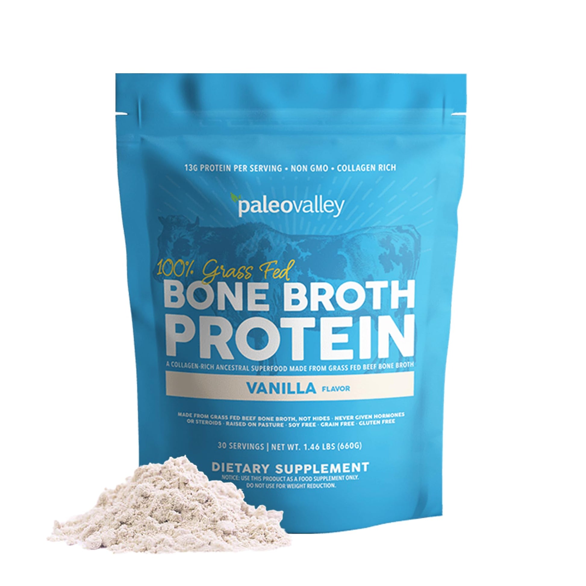 Paleovalley Bone Broth Protein Powder 18.72 oz