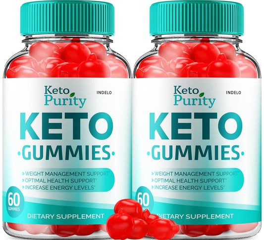 Indelo Keto Purity ACV Gummies, 120 Gummies
