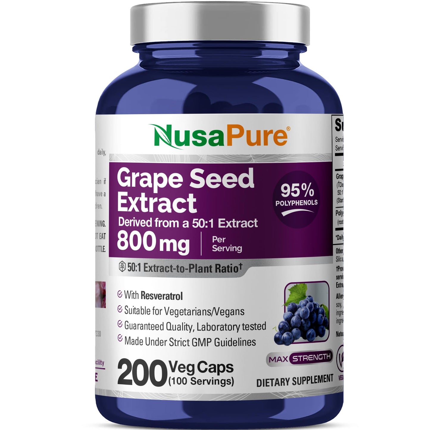 NusaPure Grape Seed Capsules 200