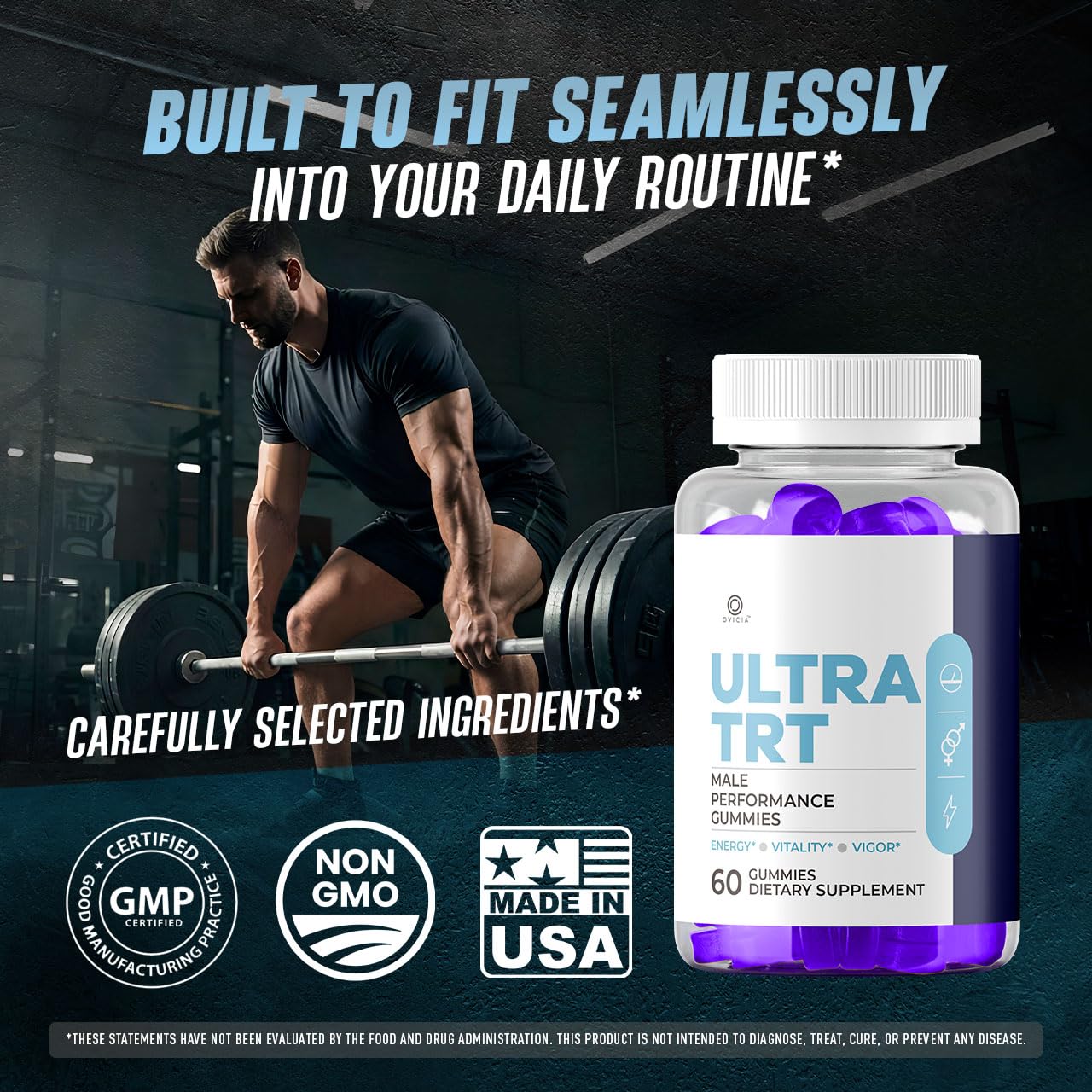 OVICIA Ultra TRT Gummies 180 Gummies