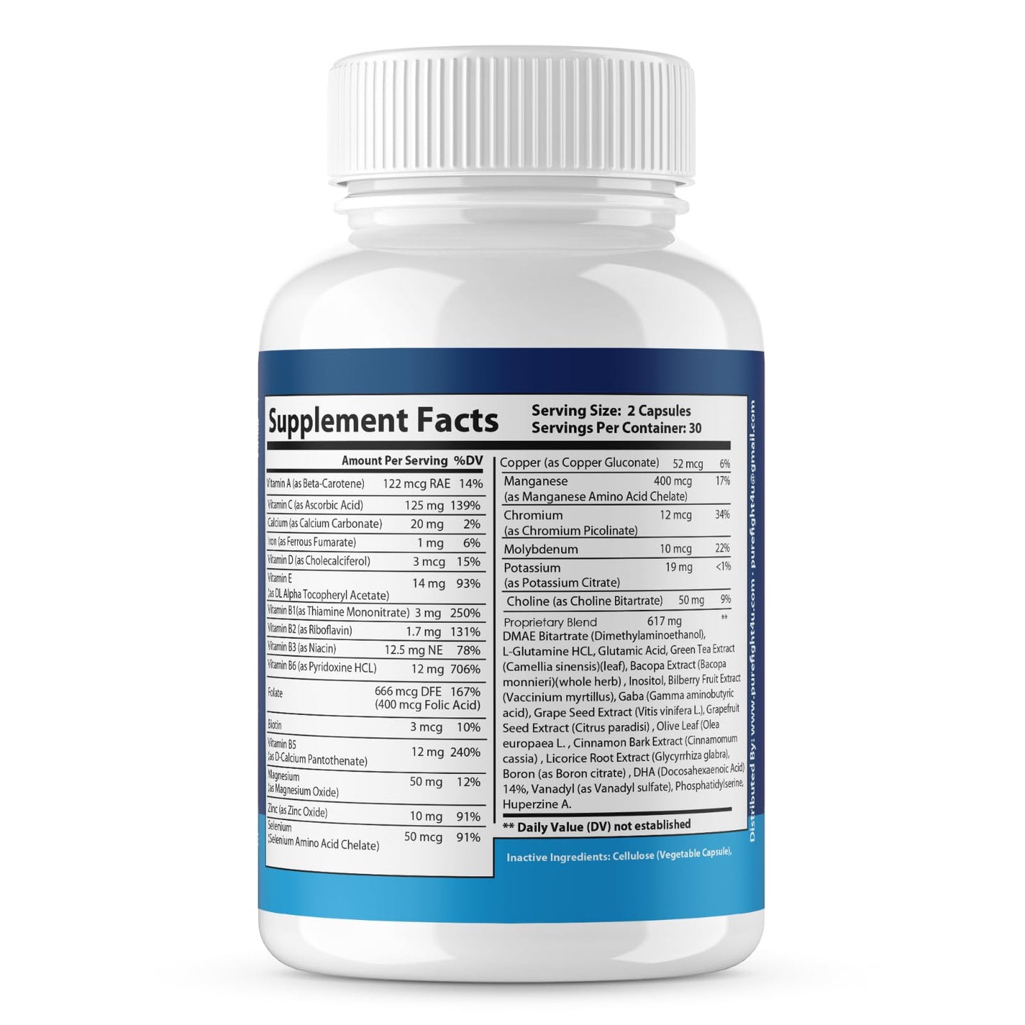 PureFight4U Reawaken Advanced Brain Boost Formula Capsule 60