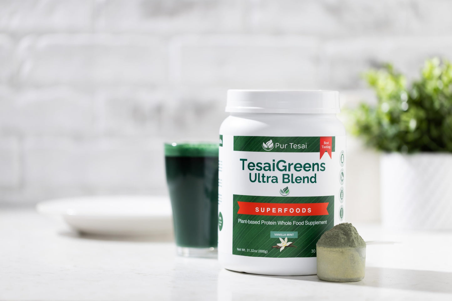 Pur Tesai TesaiGreens Ultra Blend Superfood Nutritional Powder, 31.32 Ounce