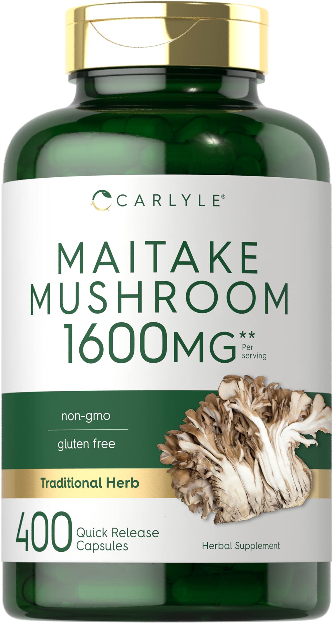 Carlyle Maitake Mushroom Supplement Capsules 400