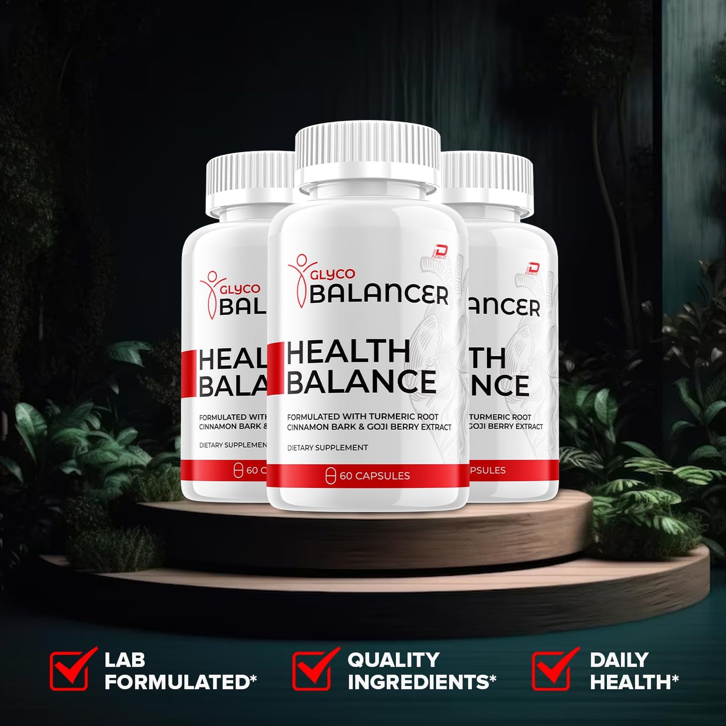 Indelo Glyco Balancer Capsules 120 Capsules