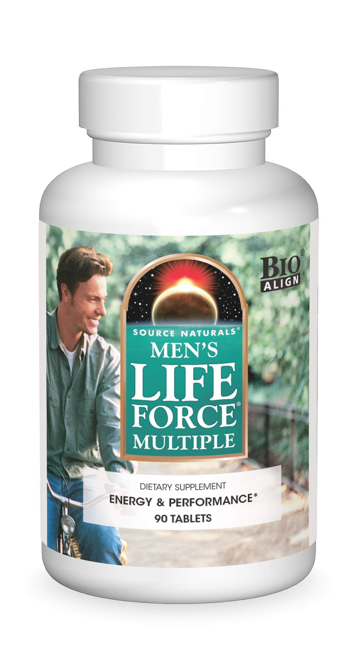 Source Naturals Men's Life Force Daily Multivitamin & Immune Health Supplement Tablets 90