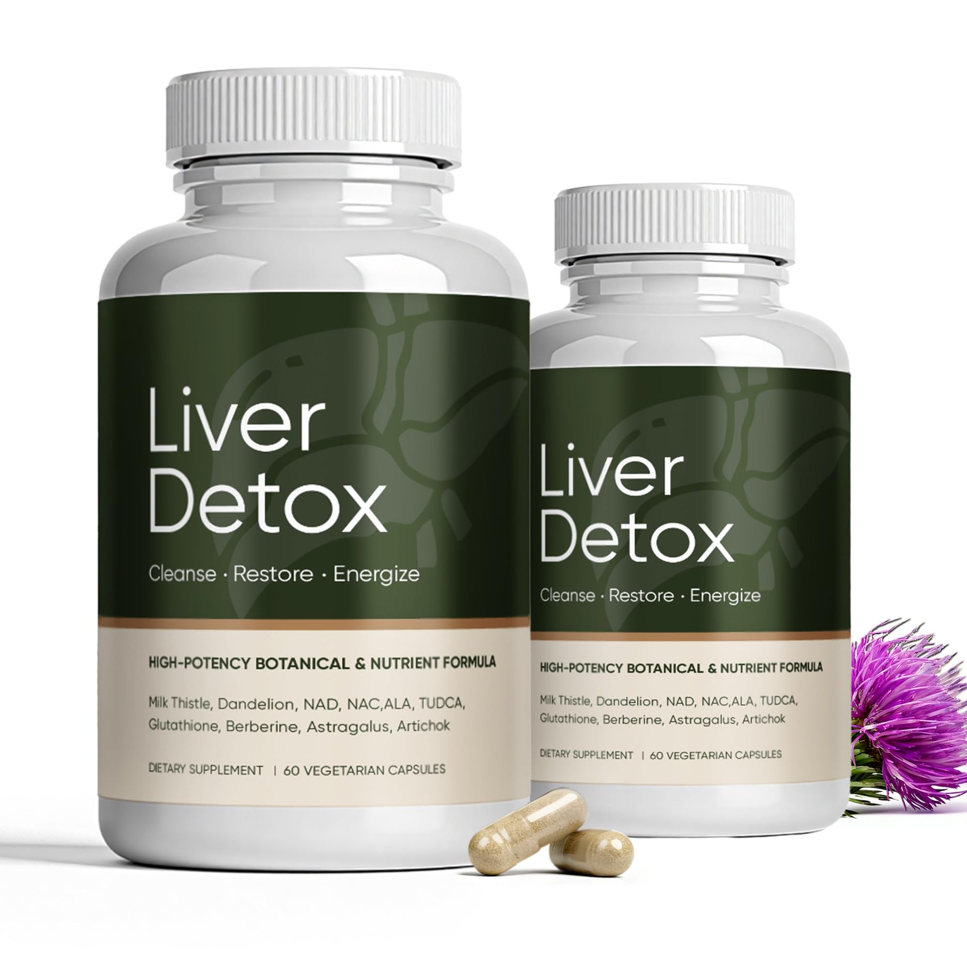 MKSUVGQ Liver Cleanse Detox & Repair Powder 7 Count