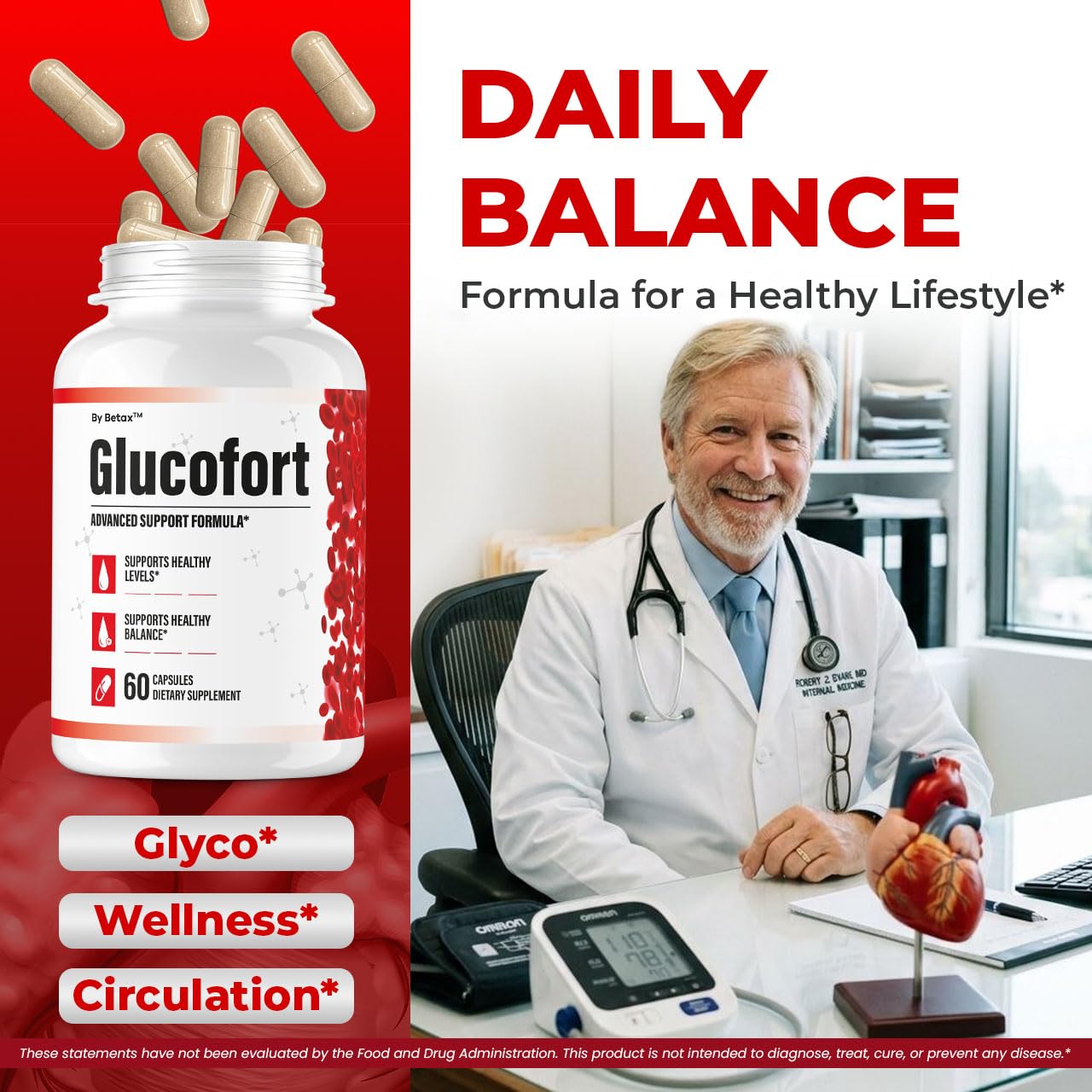 BetaX Glucofort Capsules, 60 Capsules