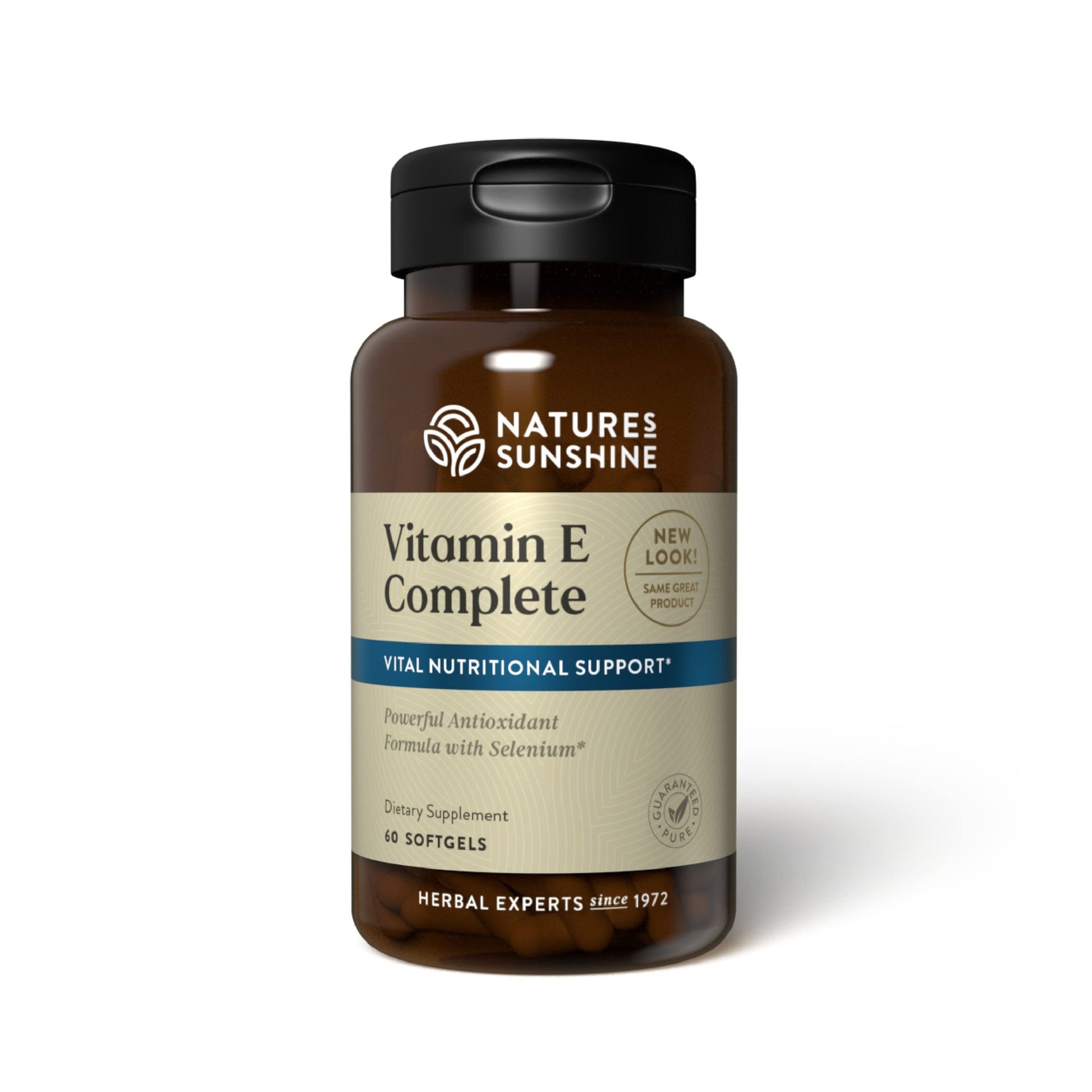 Nature's Sunshine Vitamin E Complete w/ Selenium Softgels 60