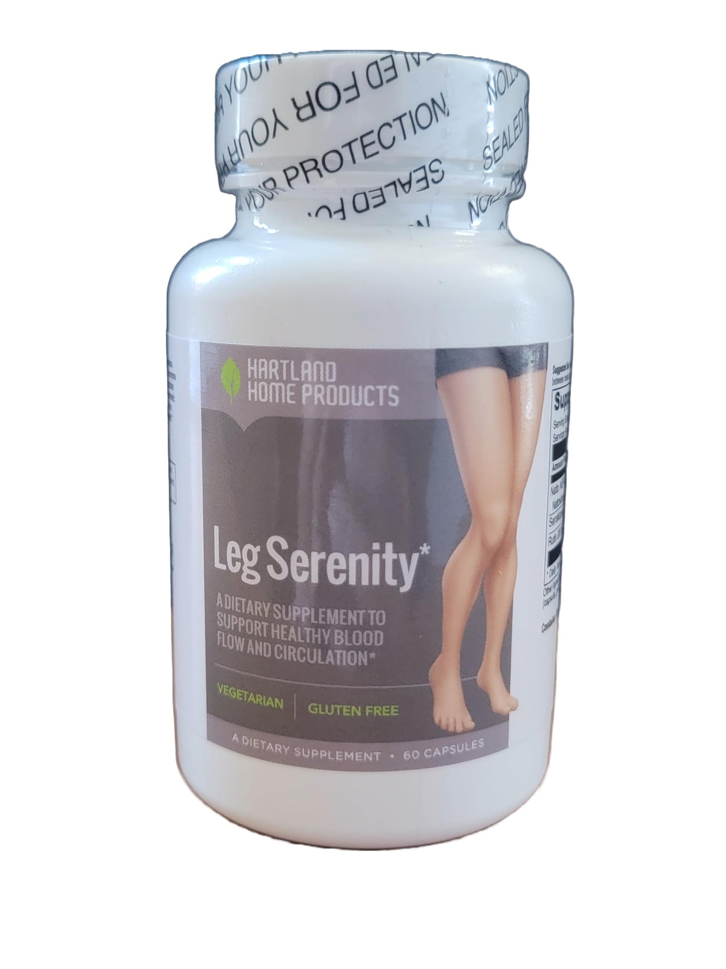 Hartland Home Products Leg Serenity Calms Agitated Legs & Promotes Healthy Circulation 60 Capsules