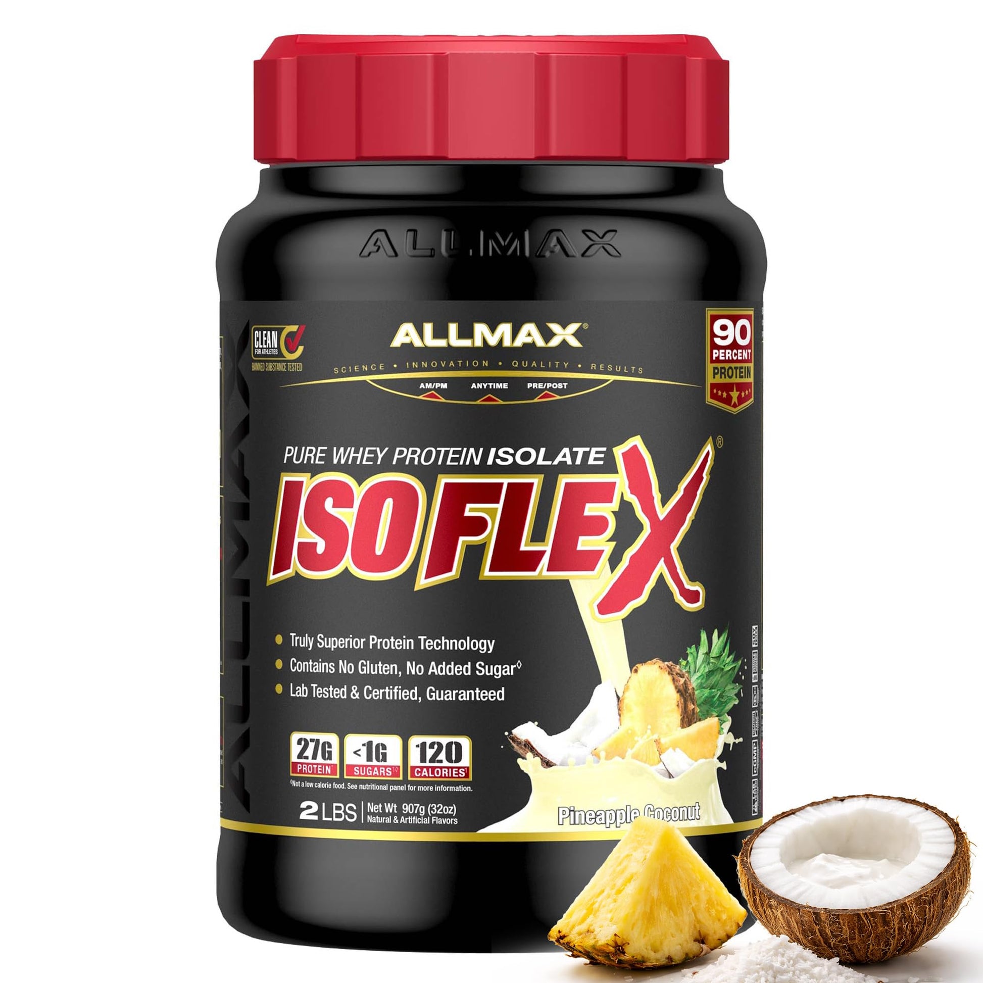 ALLMAX ISOFLEX Pure Whey Isolate Protein Powder 32 Servings