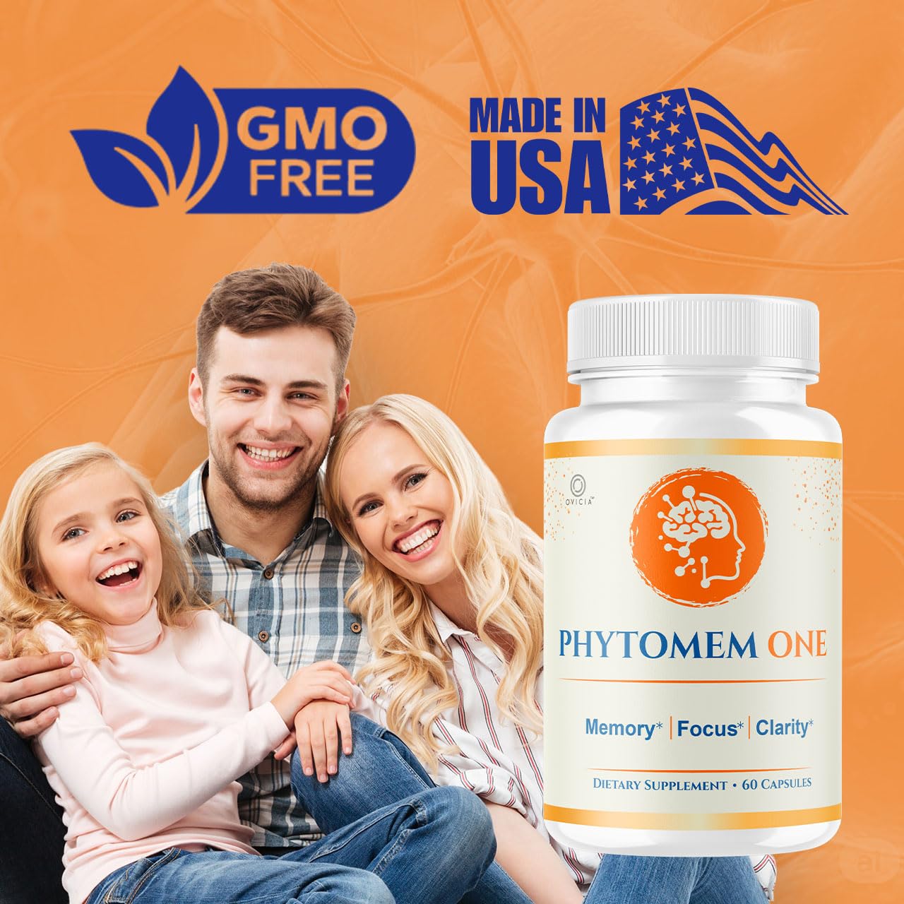 OVICIA Phytomem One Capsules, 120 Count