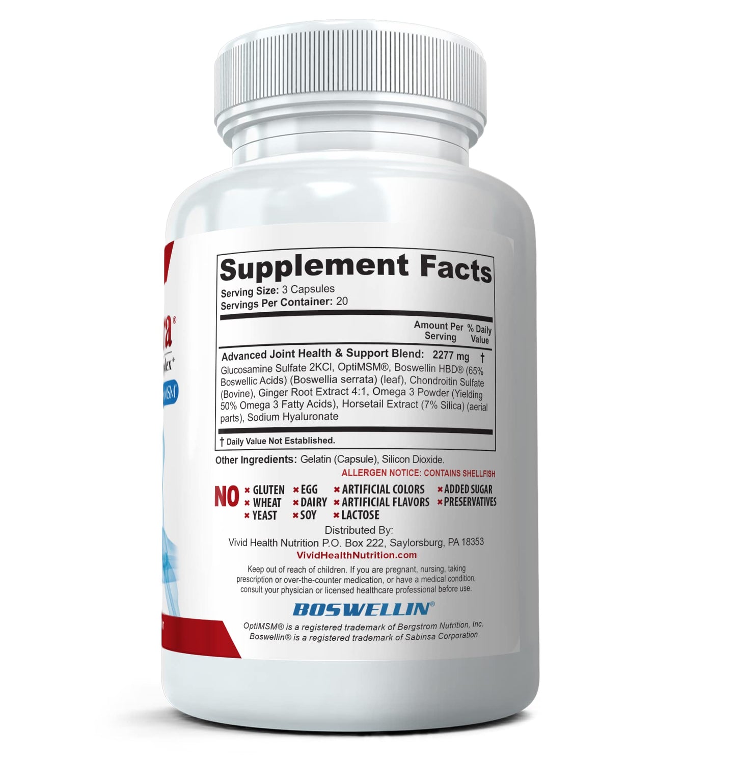 Flexacil Ultra Joint Health & Support Supplement, 60 Capsules