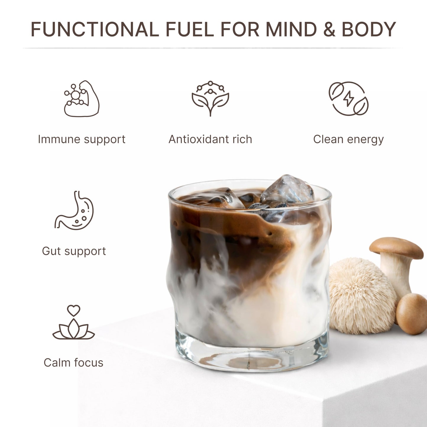 FKRO Organic Mushroom Hojicha Powder 5.29 oz