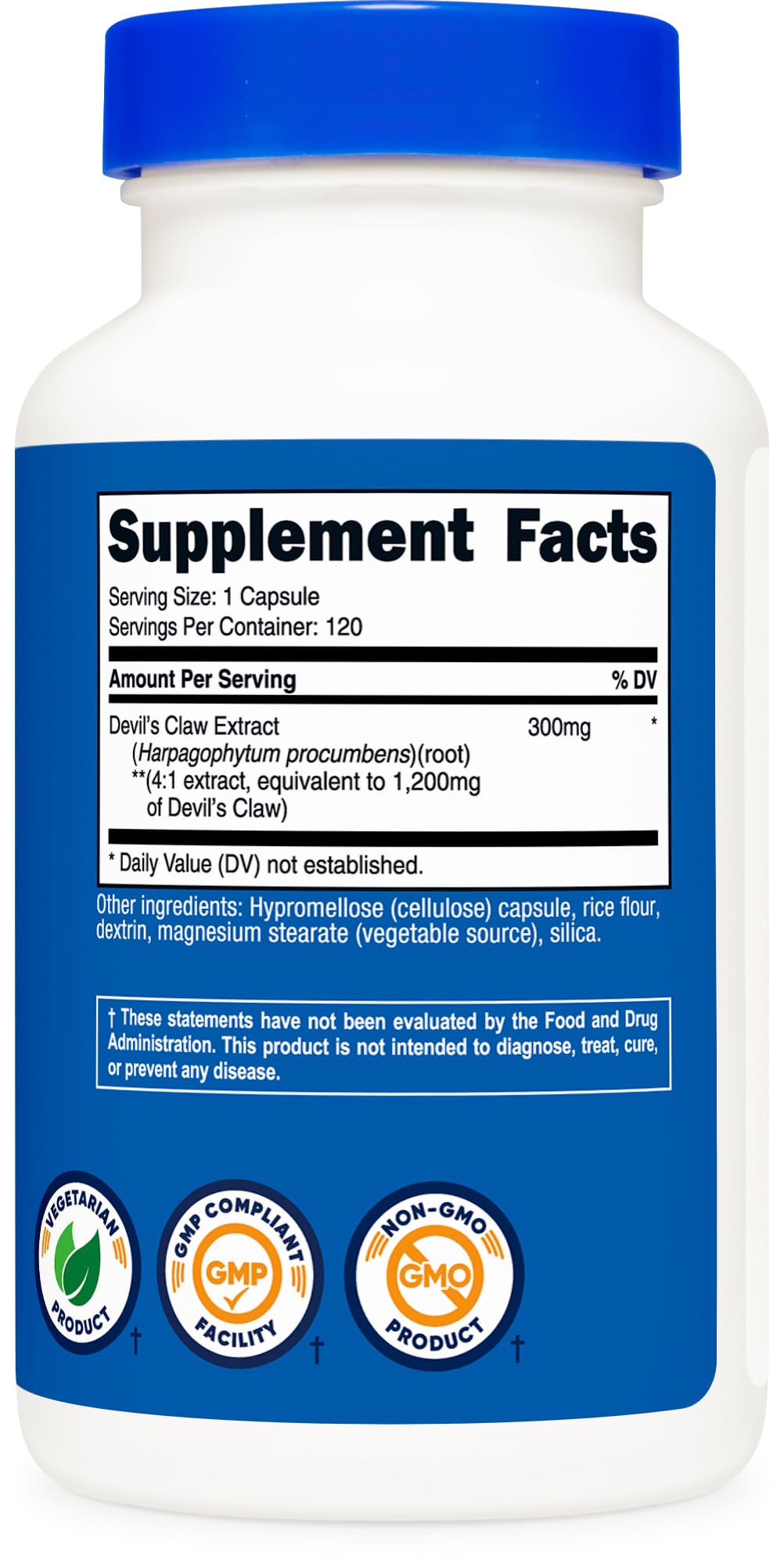 Nutricost Devils Claw Extract Capsules 120 Count