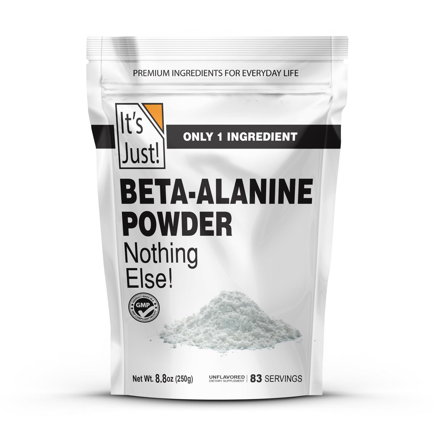 It's Just! Beta-Alanine Powder Pre-Workout Supplement, 8.8 oz