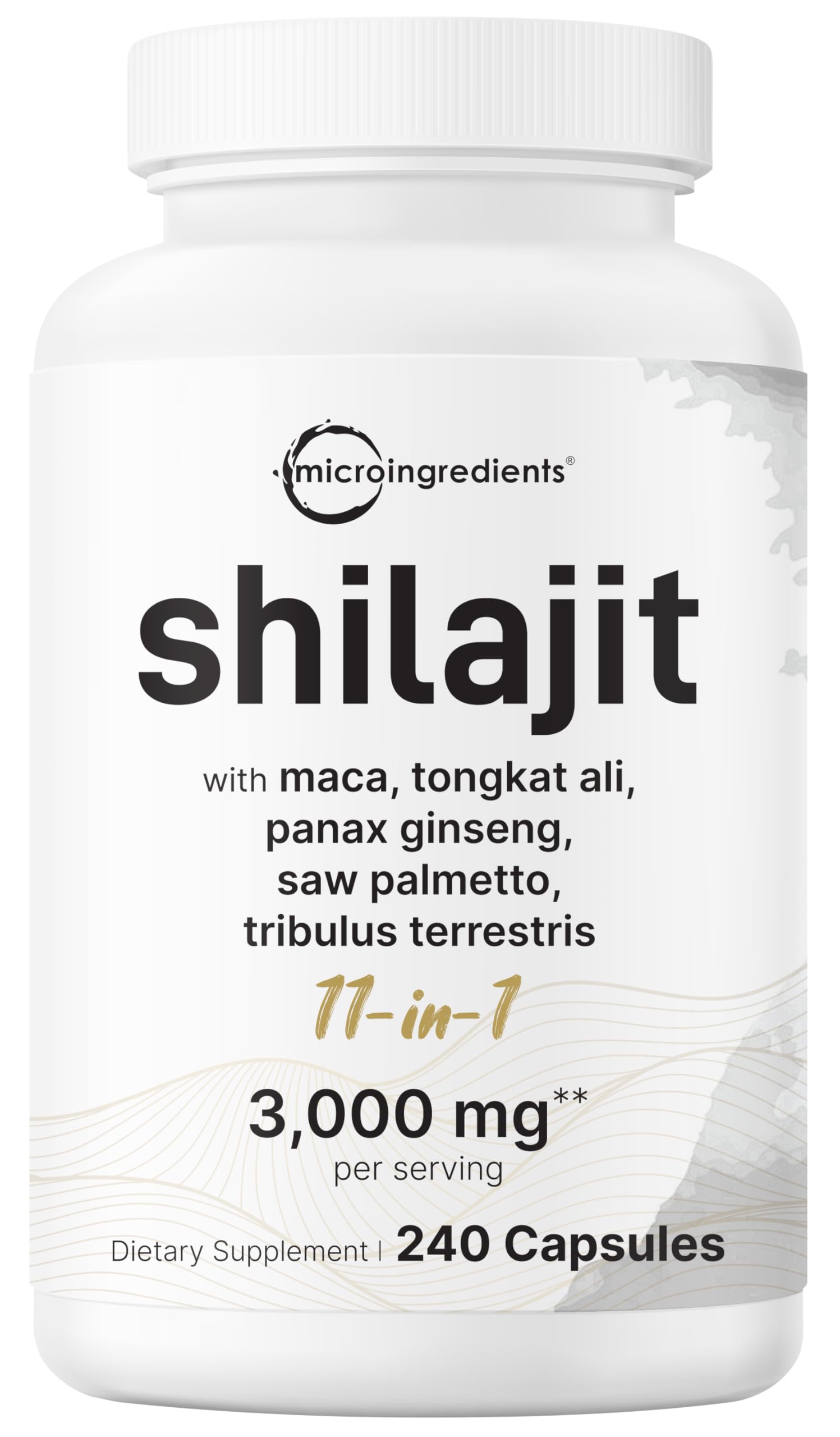 Micro Ingredients Shilajit 11-in-1 Complex for Men & Women Capsules, 240