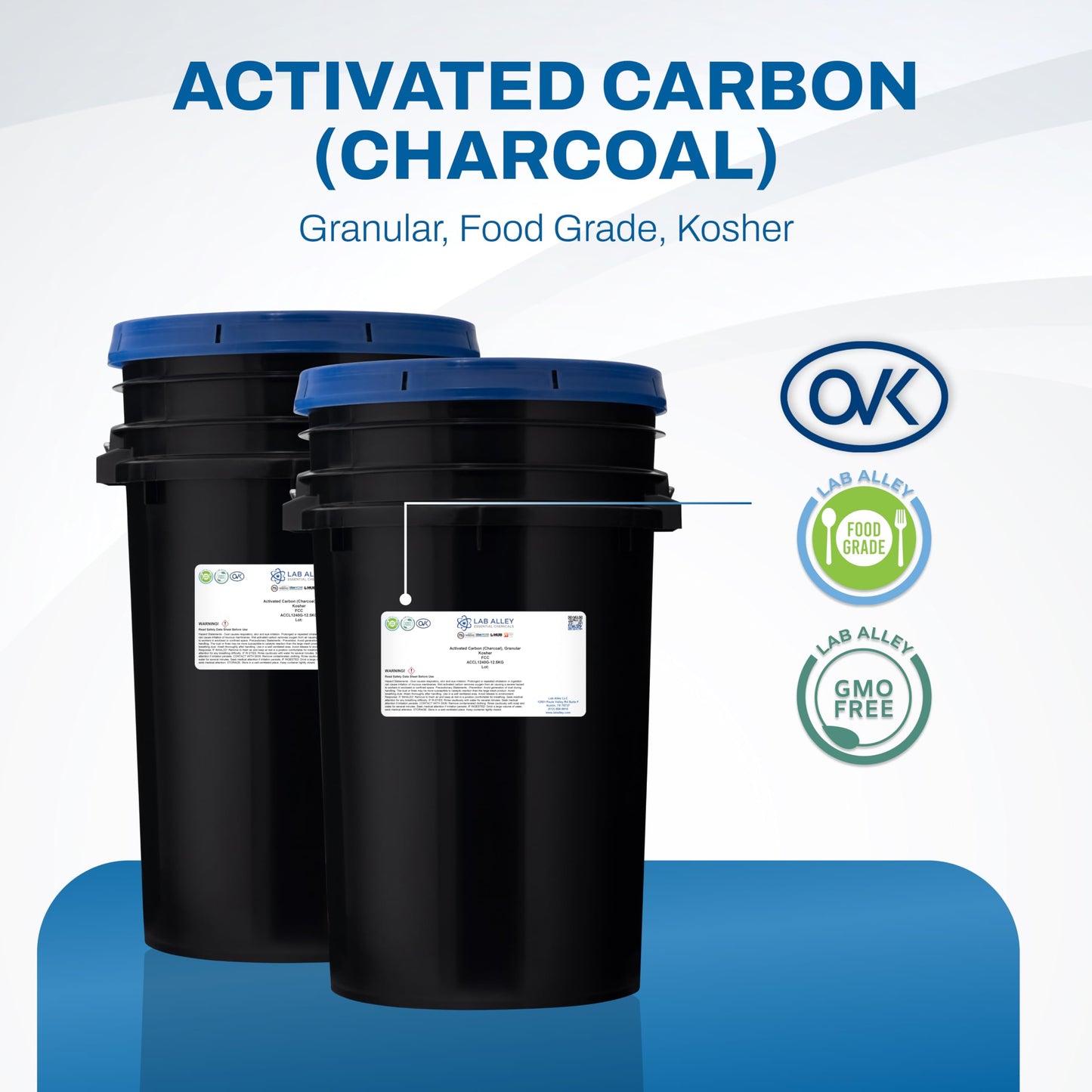 Lab Alley Activated Carbon Powder, 25 Kilograms