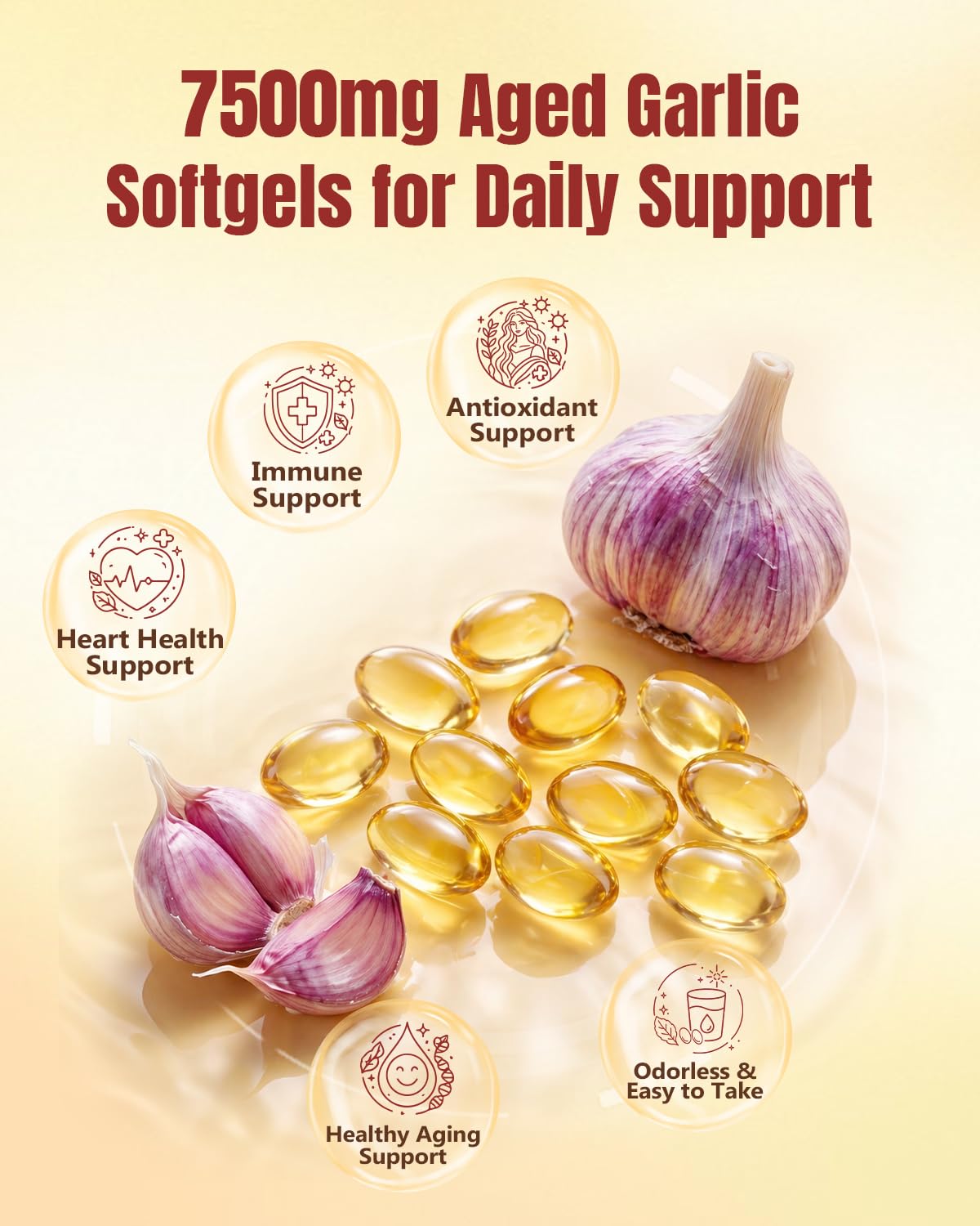 Gomerton Aged Garlic Extract Softgels 300 Count