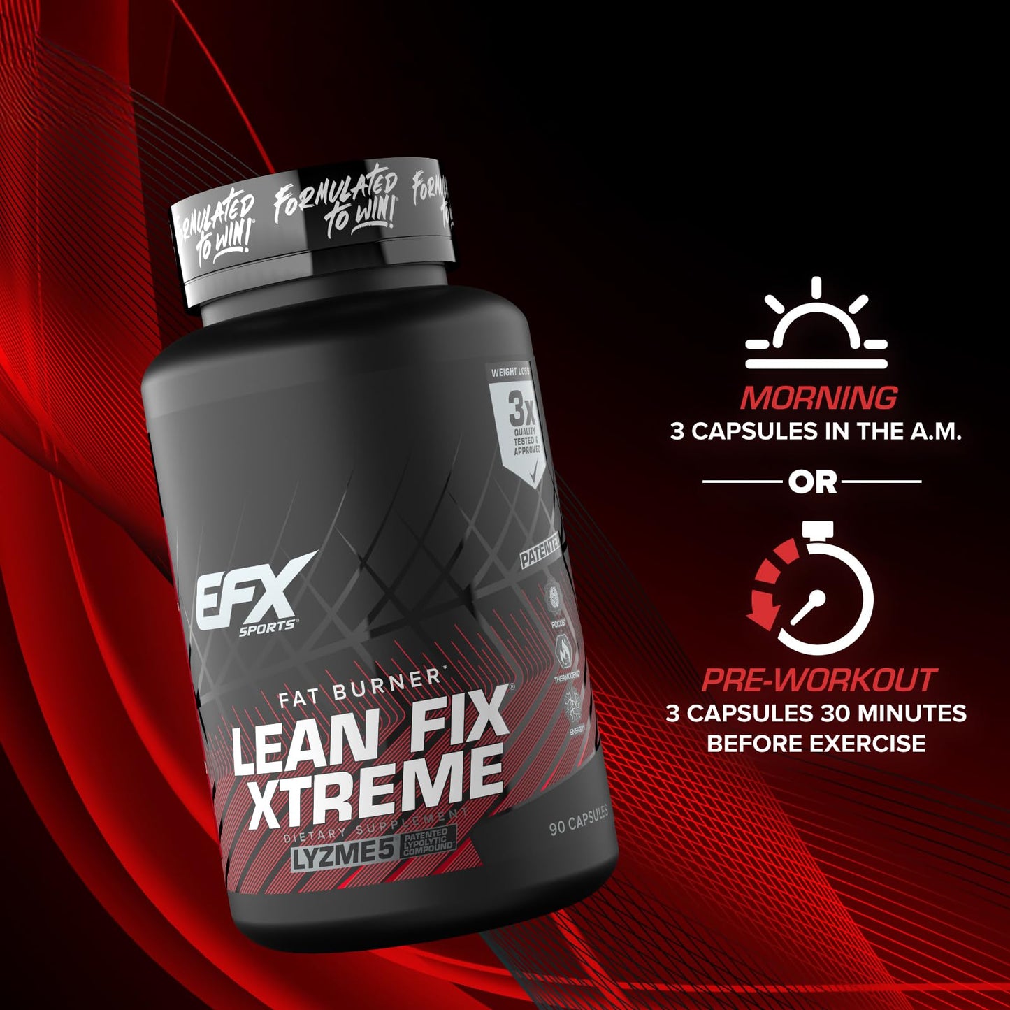 EFX Sports Lean Fix Xtreme 90 Capsules