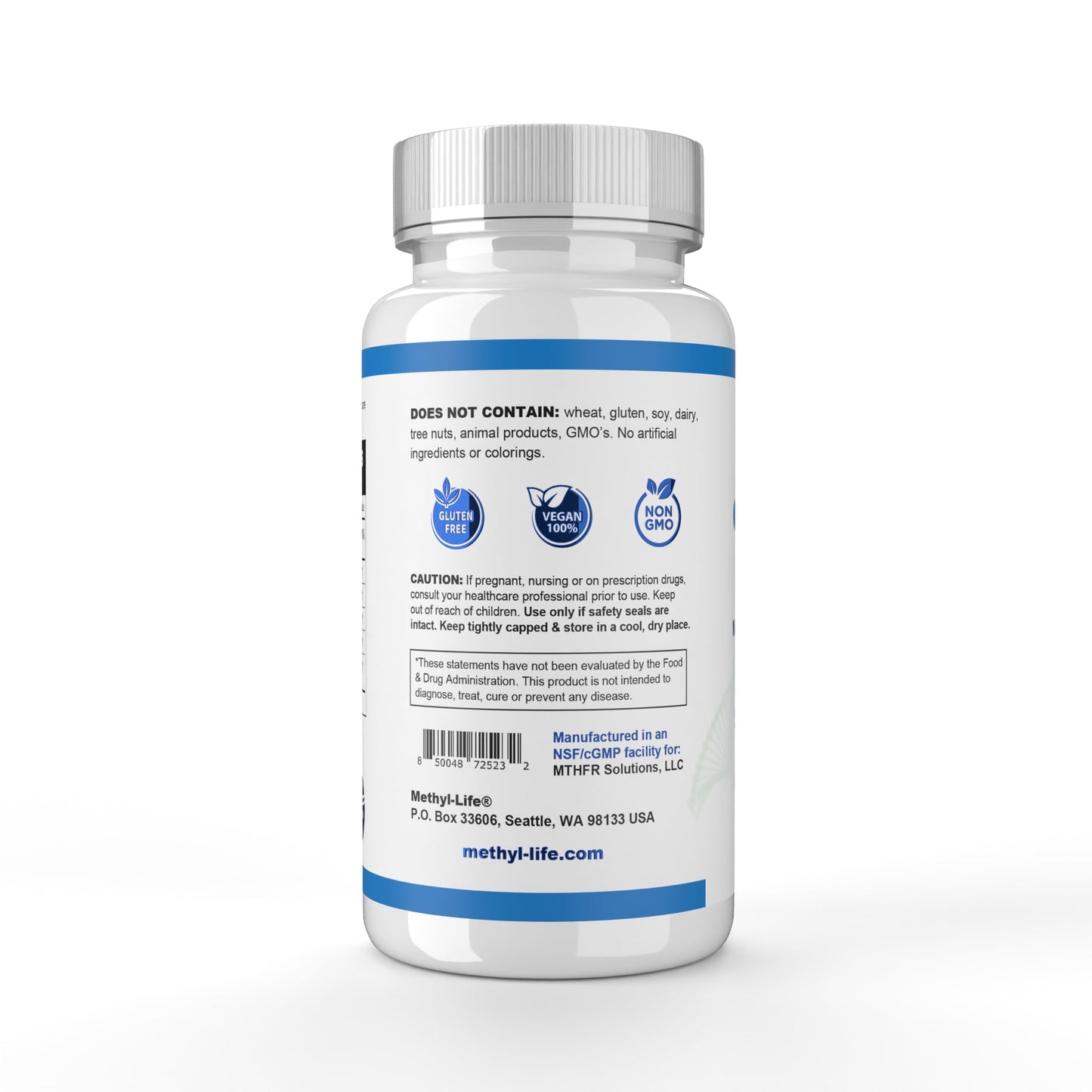 Methyl-Life Calming Supplement with GABA & Saffron 60 Capsules