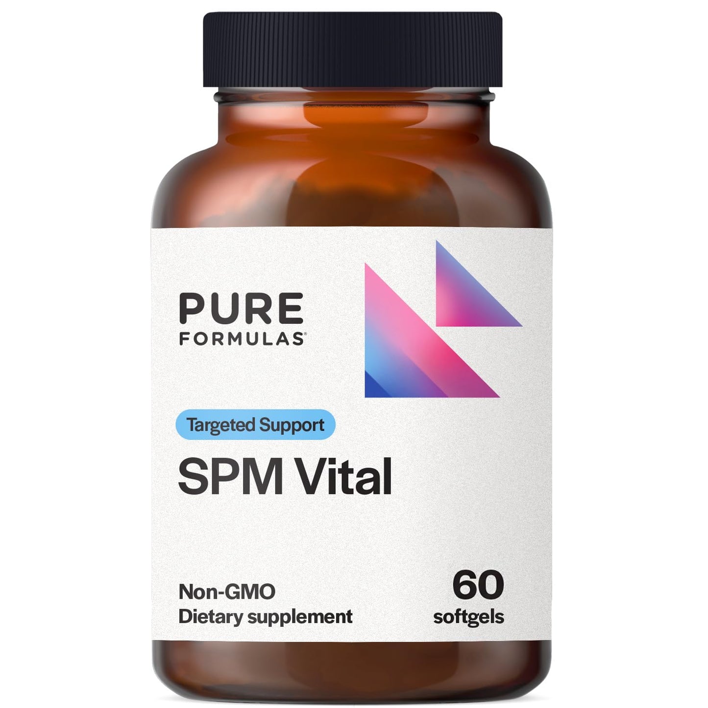 PureFormulas SPM Vital - 3 Active Specialized Pro-Resolving Mediators for Tissue Health & Minor Discomfort from SPM Fish Oil - Omega-3 Fatty Acids Supplement, Non-GMO, 60 Softgels