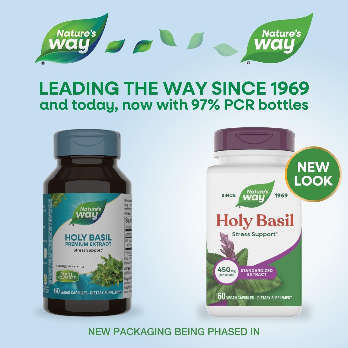Nature's Way Holy Basil Premium Extract Capsules 60 Count