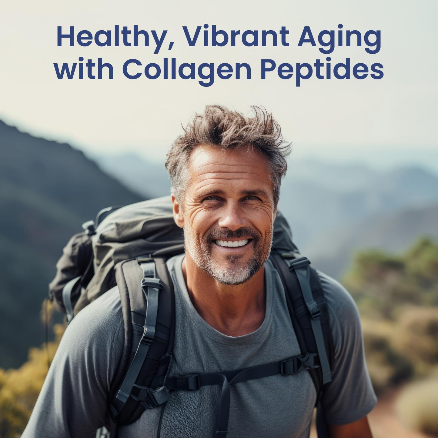 1MD Nutrition Collagen Peptides - Hydrolyzed Collagen Powder Types I & III for Women & Men - Joint, Hair & Nail Support - Unflavored, 10.58 oz