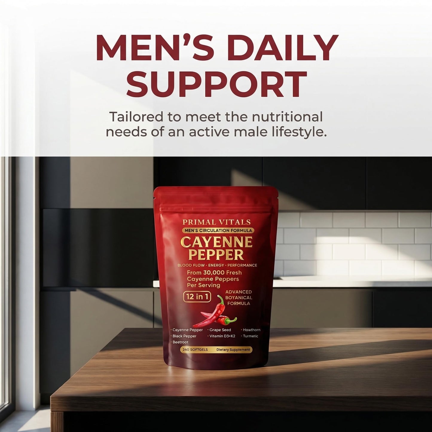 KBKTWOLT Cayenne Pepper Softgels Capsule 240