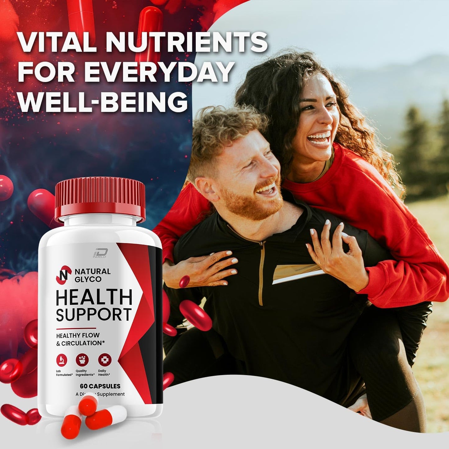 Indelo Natural Glyco 120 Capsules