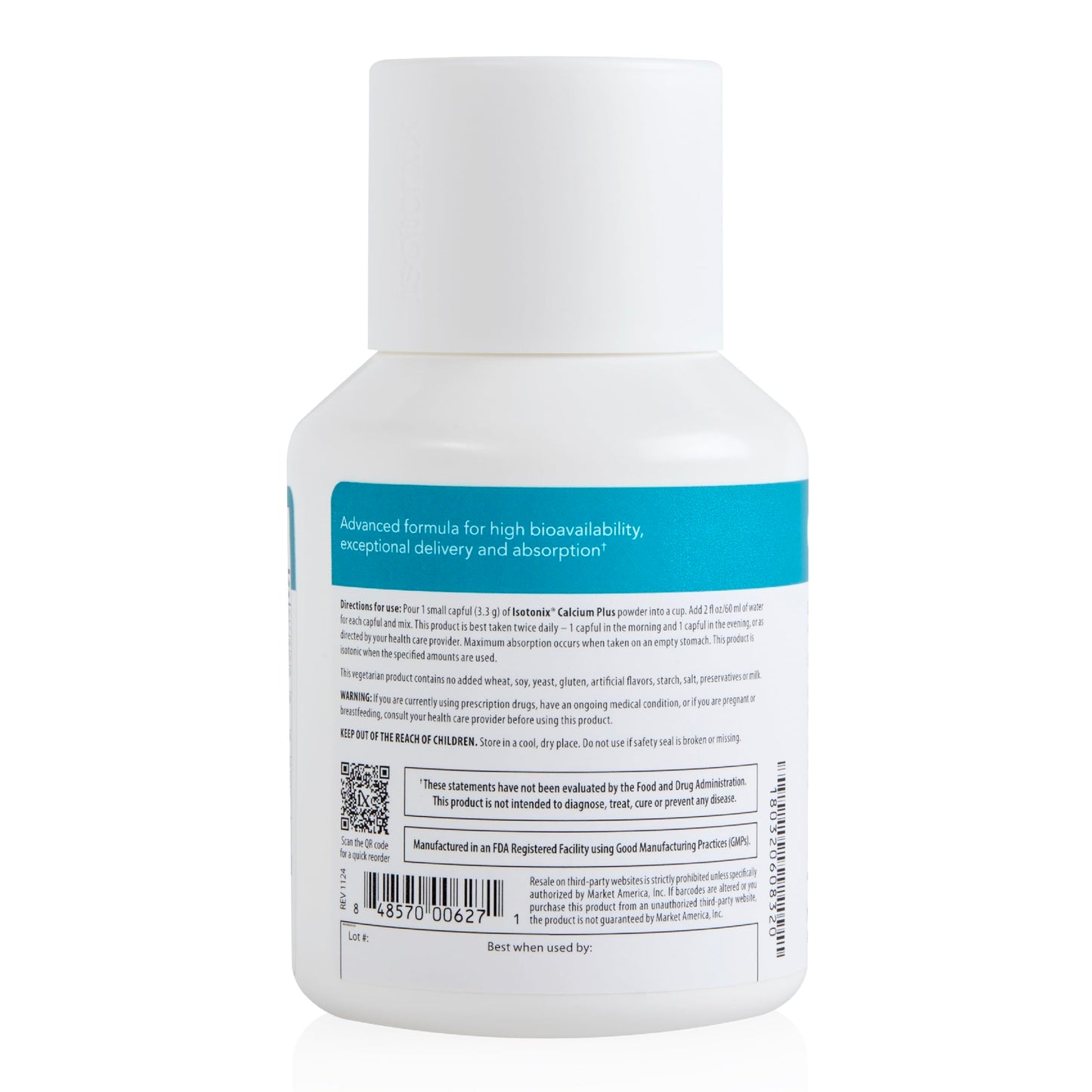 Isotonix Calcium Plus Powder 10.6 Ounce