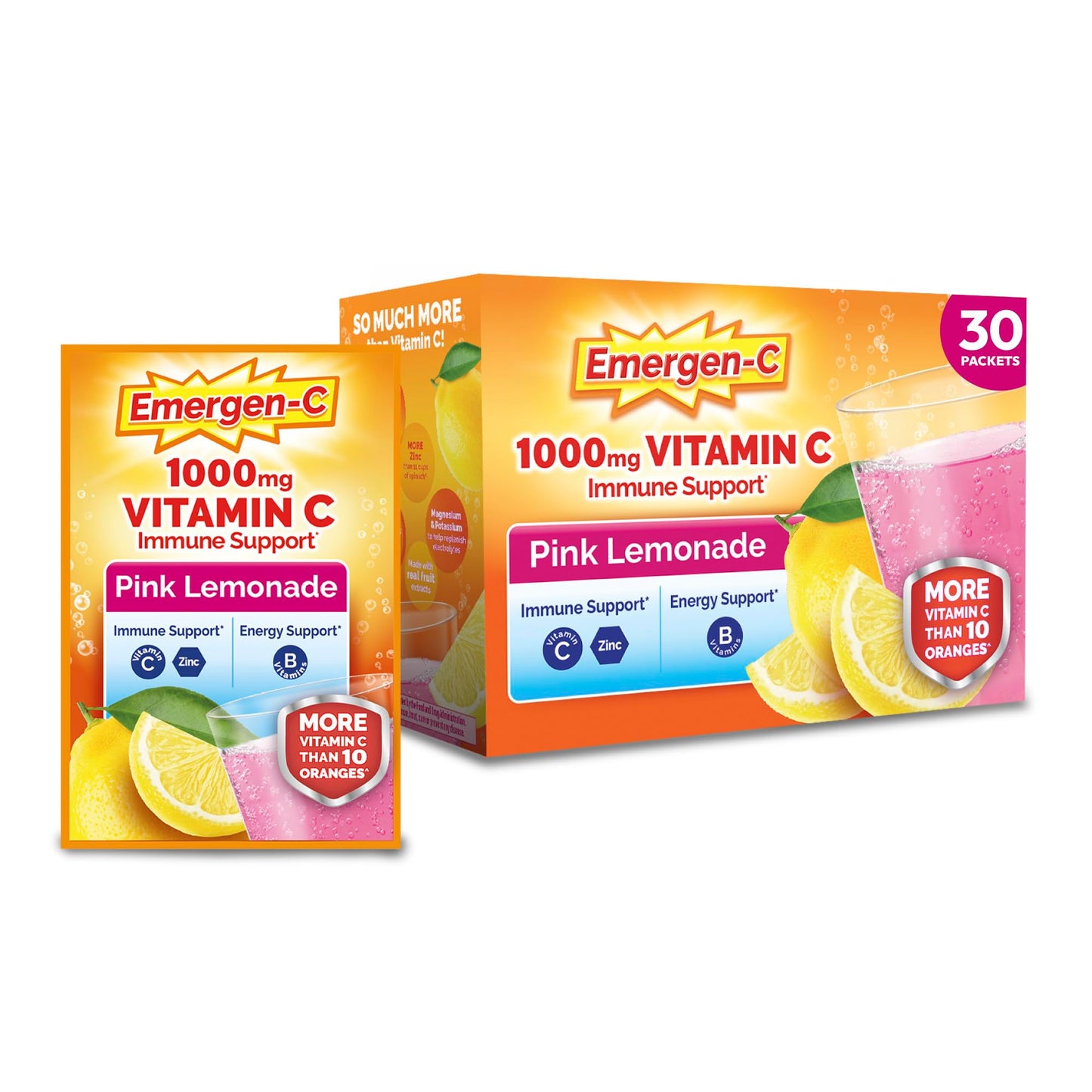 Emergen-C Vitamin C Immune Support Powder, 9.9 oz