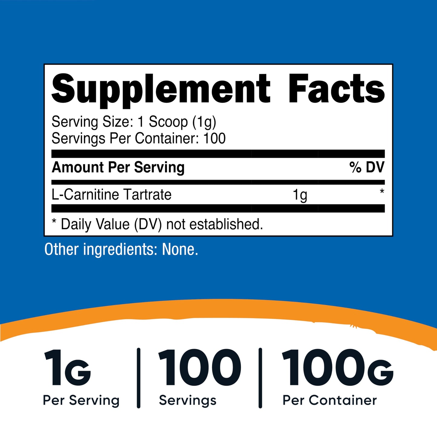 Nutricost L-Carnitine Tartrate Powder 7.0548 oz (Pack of 2)