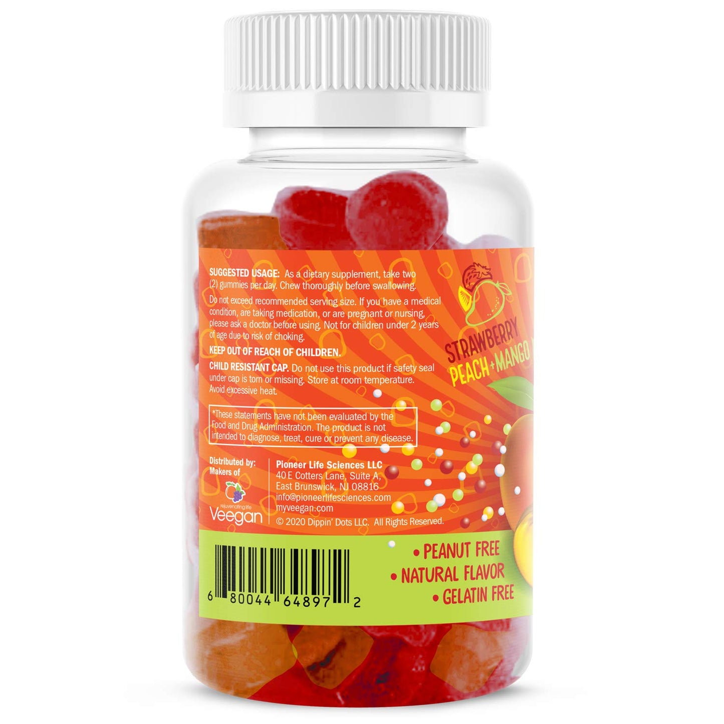 Vital+Boon Vitamin D3 Bone & Immune Support, 60 Gummies