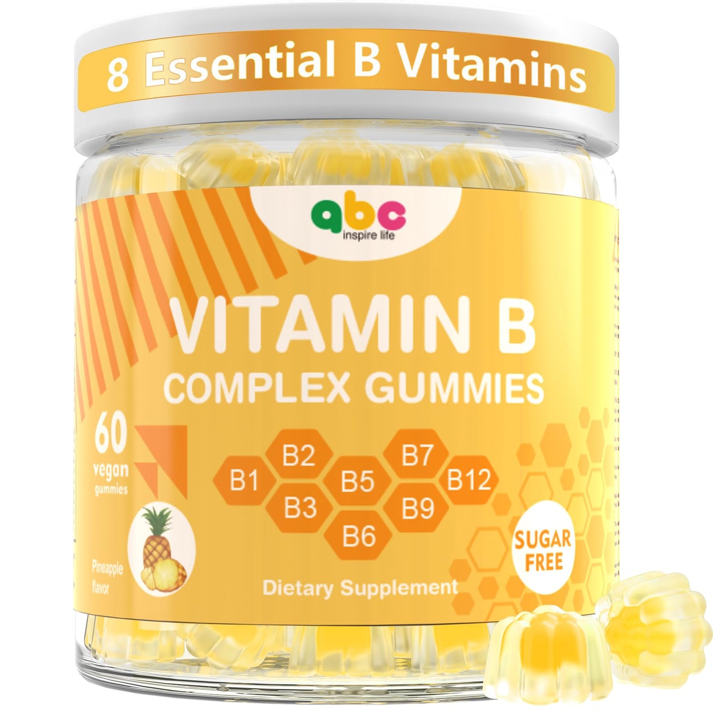 NEWOLITE Vitamin B Complex Gummies 60 Count