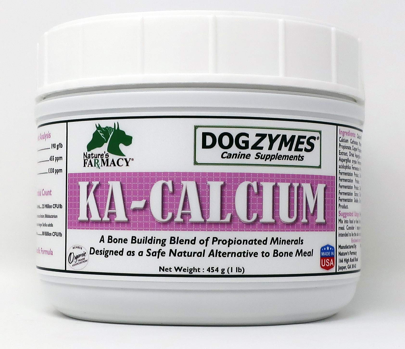 Dogzymes KA Calcium Powder 1 Pound