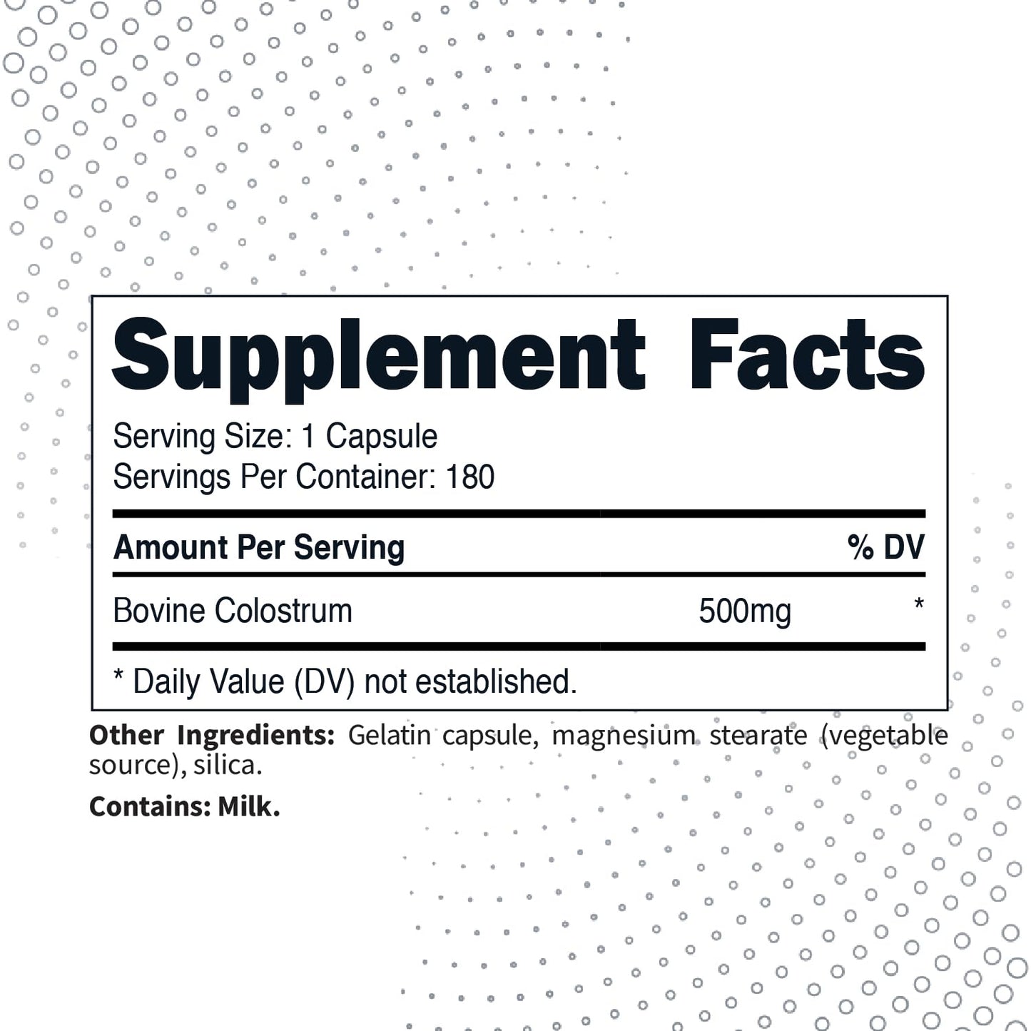 Type Zero Colostrum Supplement 360 Capsules