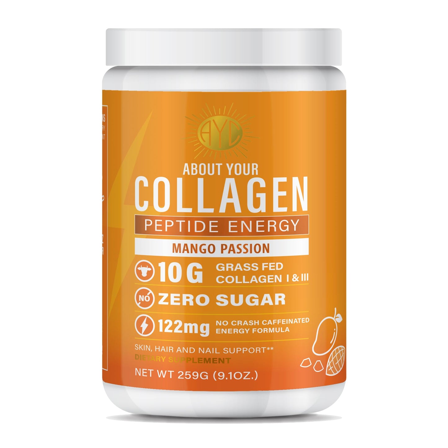 About Your Collagen Peptide Energy Collagen Powder 8.92 oz