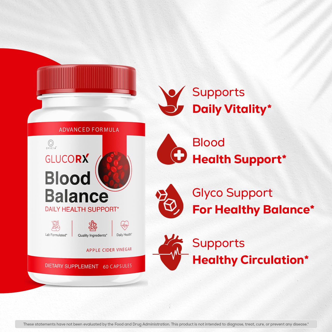 OVICIA Glucorx Capsules 60 Capsules