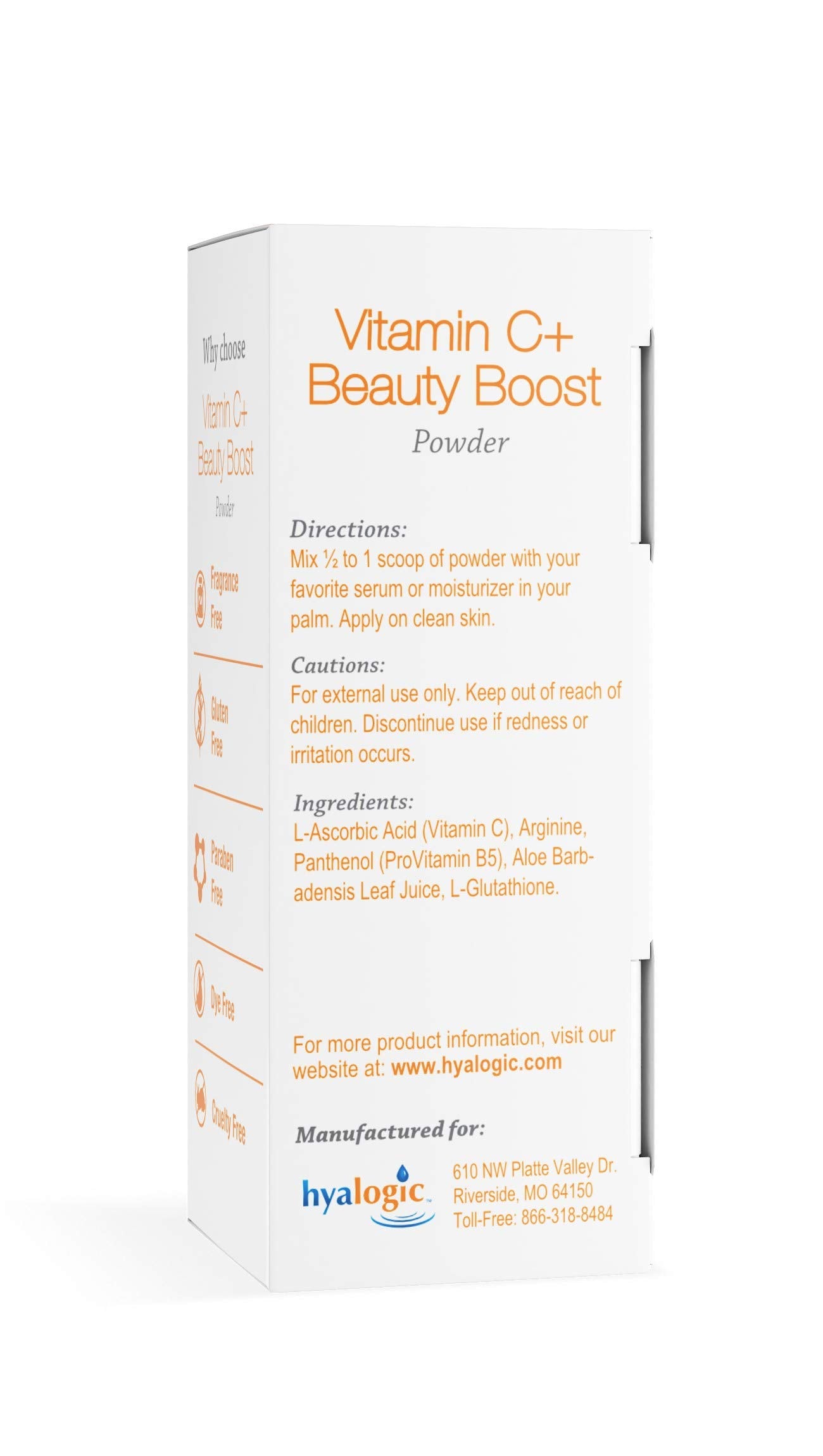 Hyalogic Vitamin C+ Beauty Powder 6g