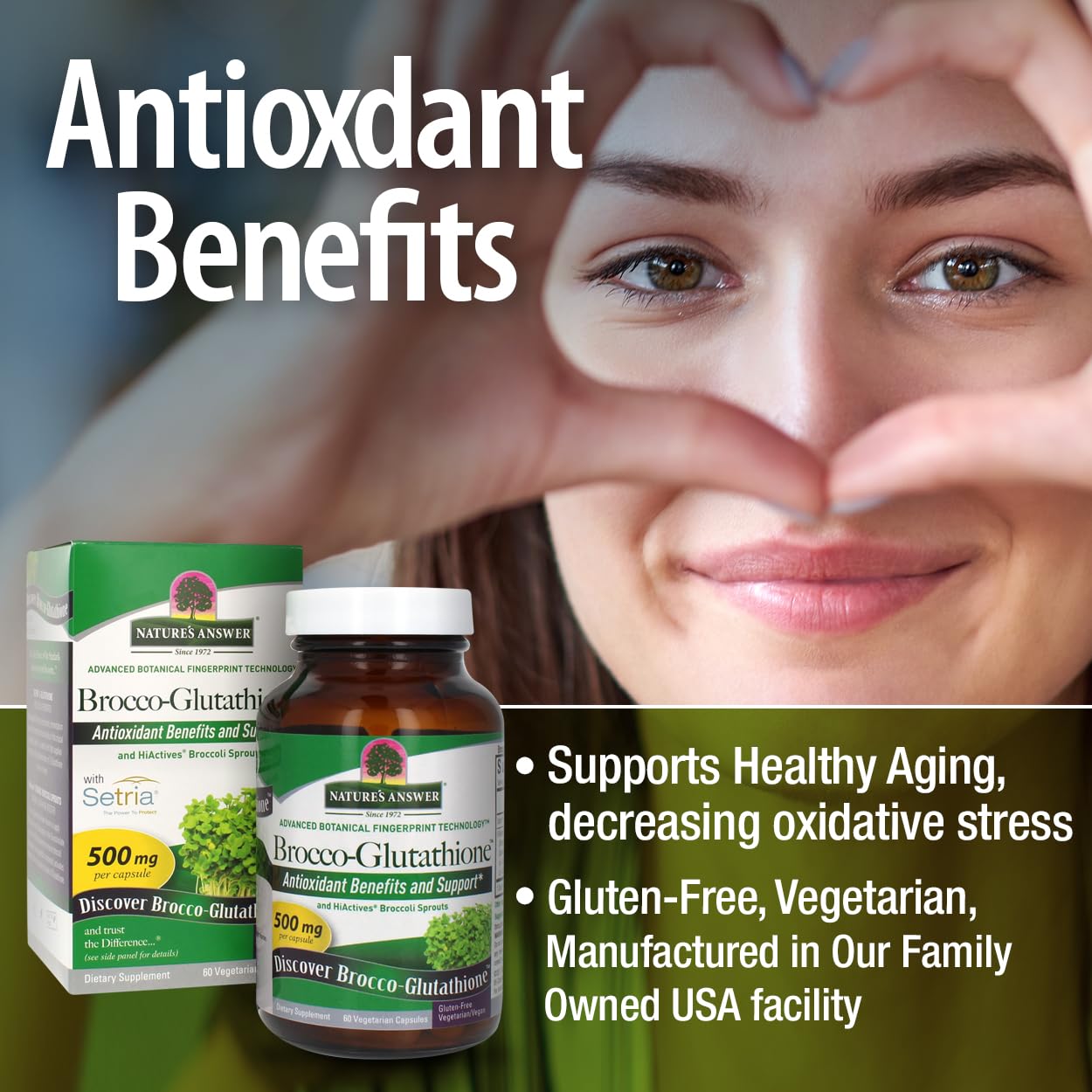 Nature's Answer Brocco-Glutathione Capsule 1 Count