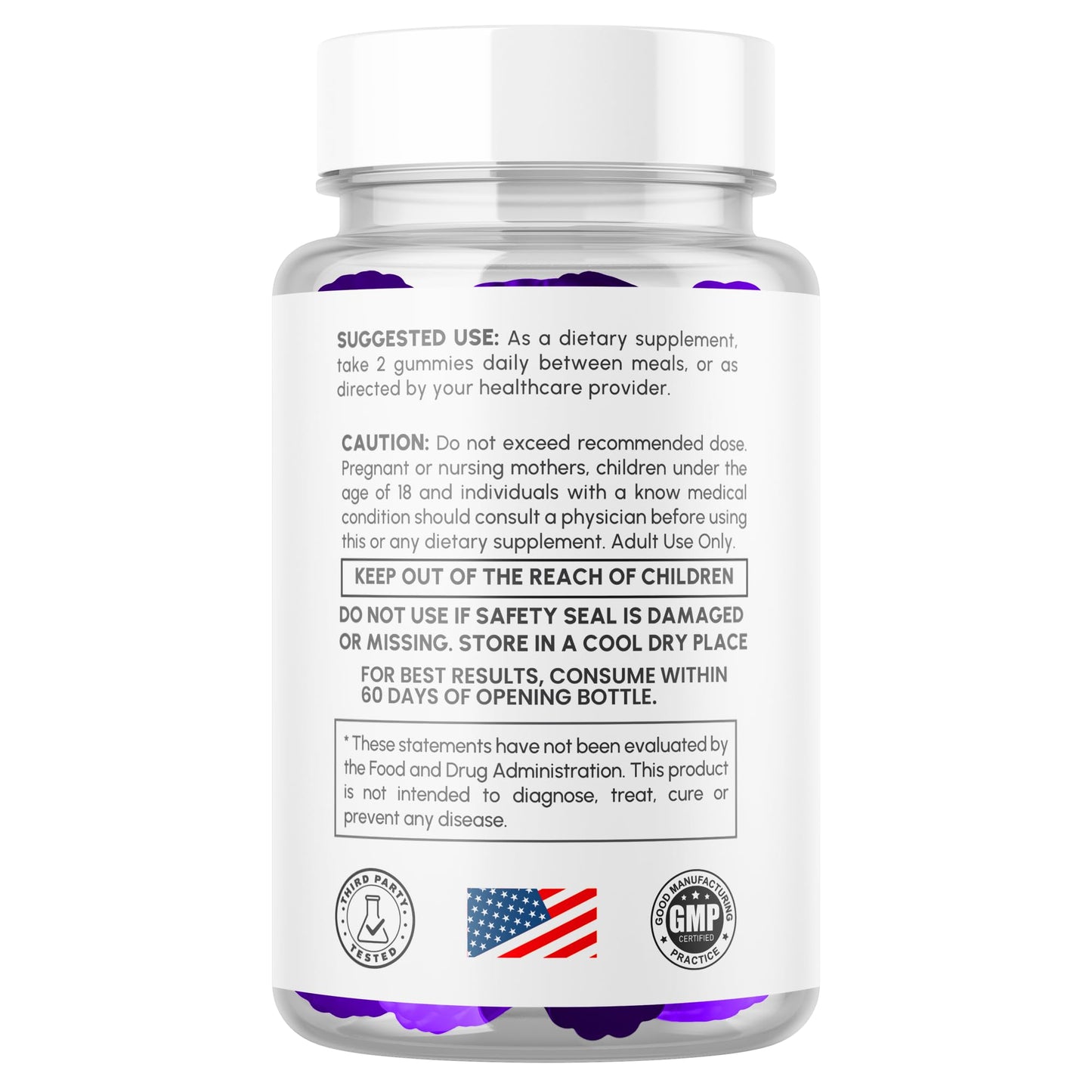 MJO Elite XL Boost Gummies for Men Chewable, 180 Gummies