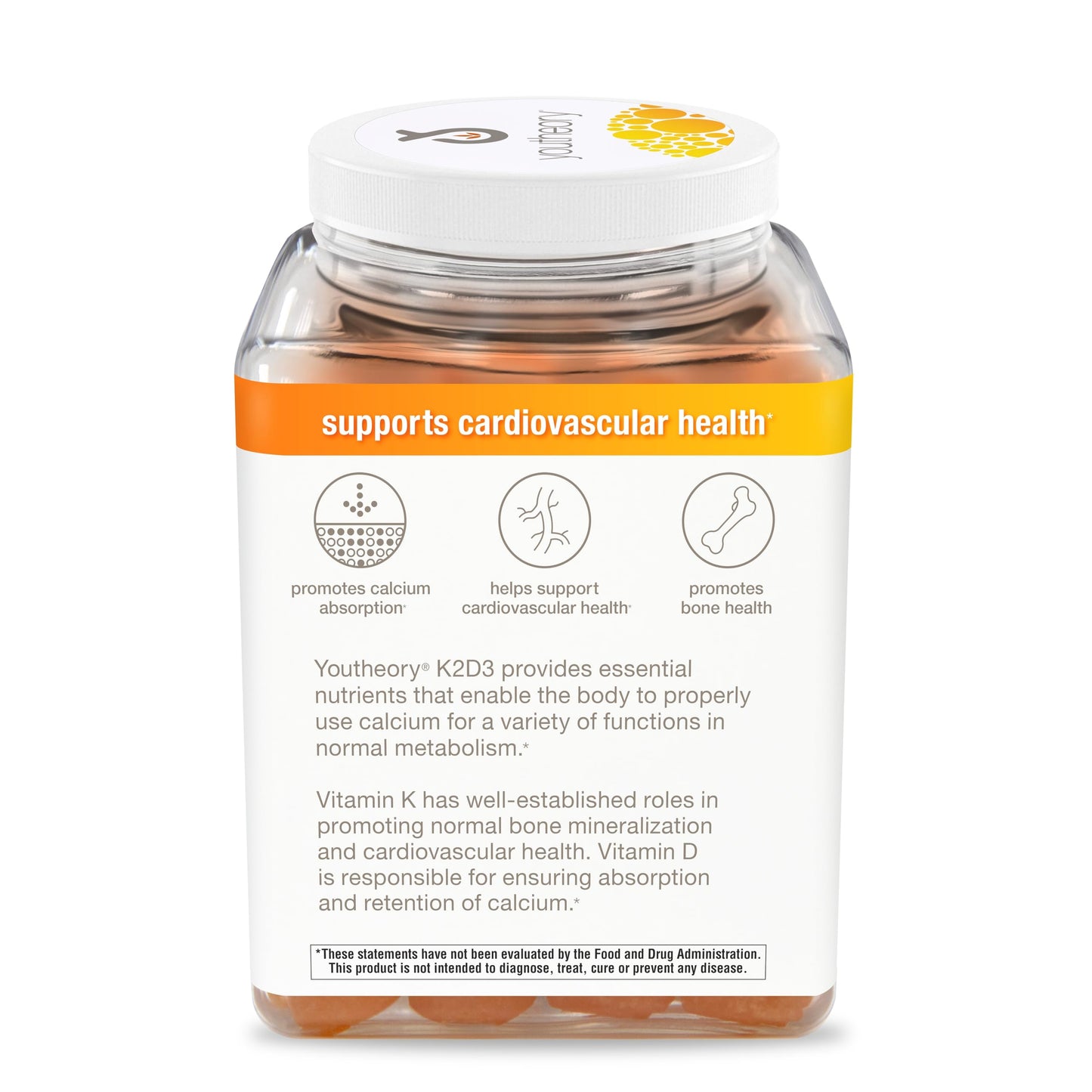 Youtheory K2D3 Sugar-Free Gummy 120