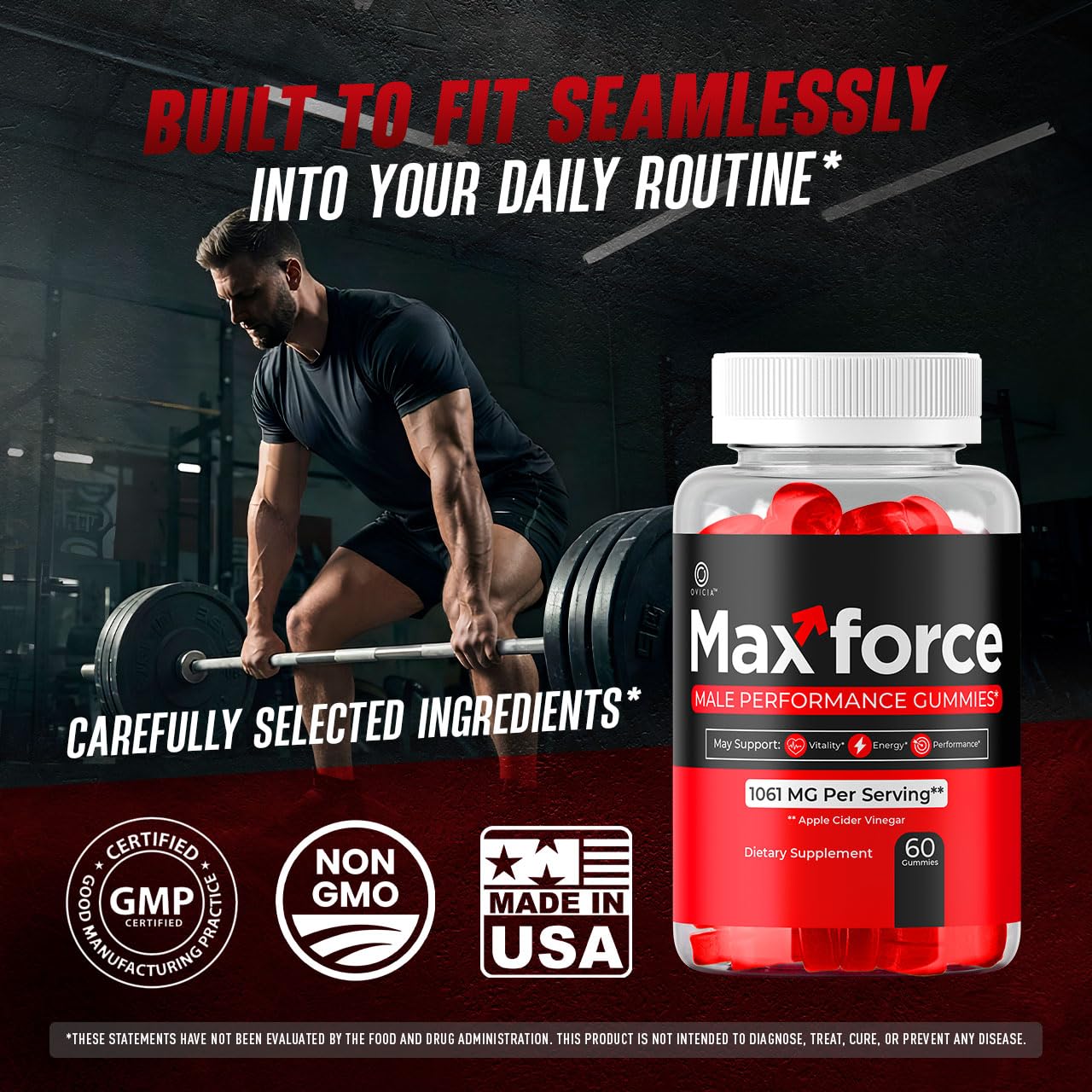 OVICIA Max Force Gummies 120 Gummies