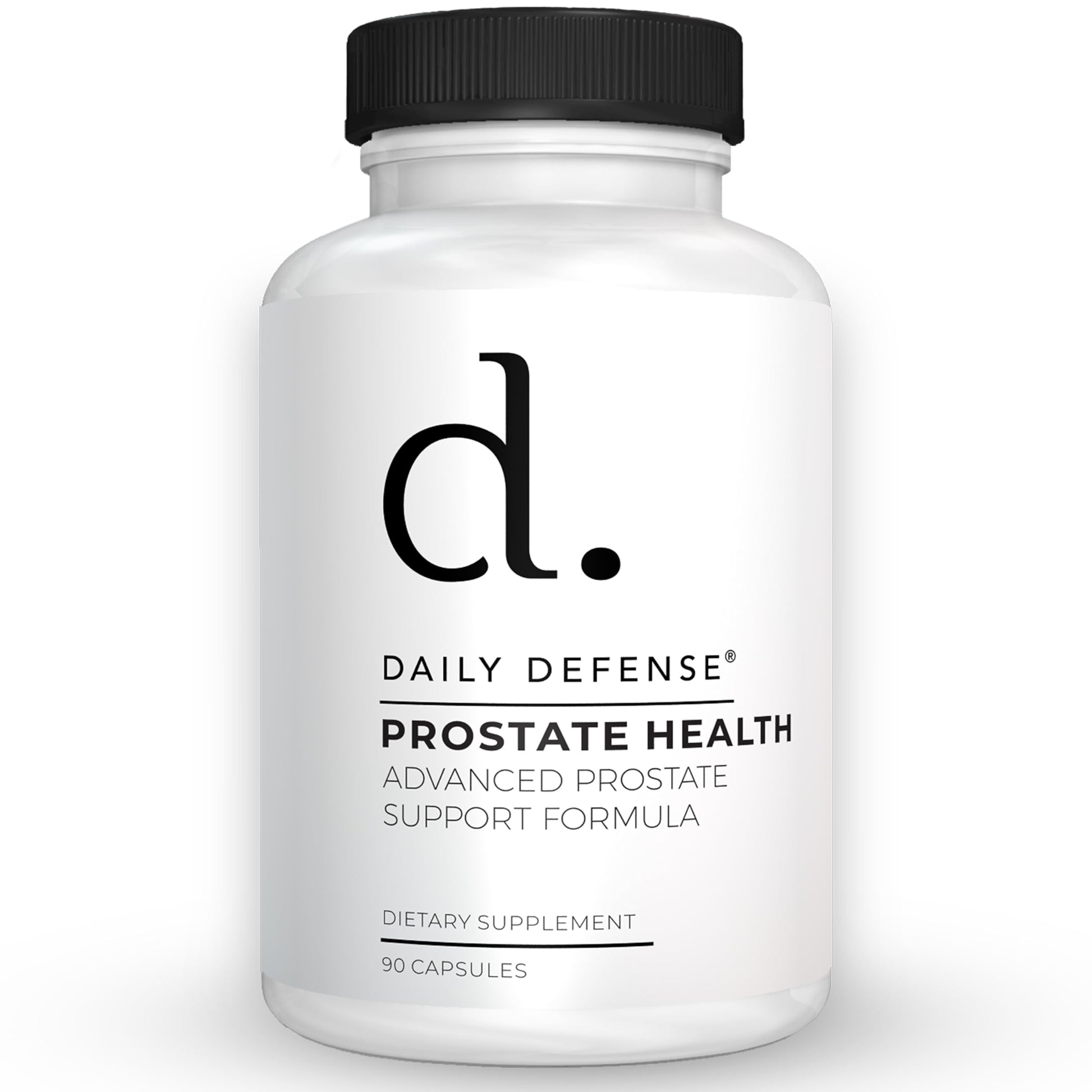 Daily Defense Prostate Defense Prostate Health Supplement for Men with Saw Palmetto Powder, Vitamin E, Zinc, Mushrooms, Pumpkin Seed - Urinary Prostate Support Capsules 90