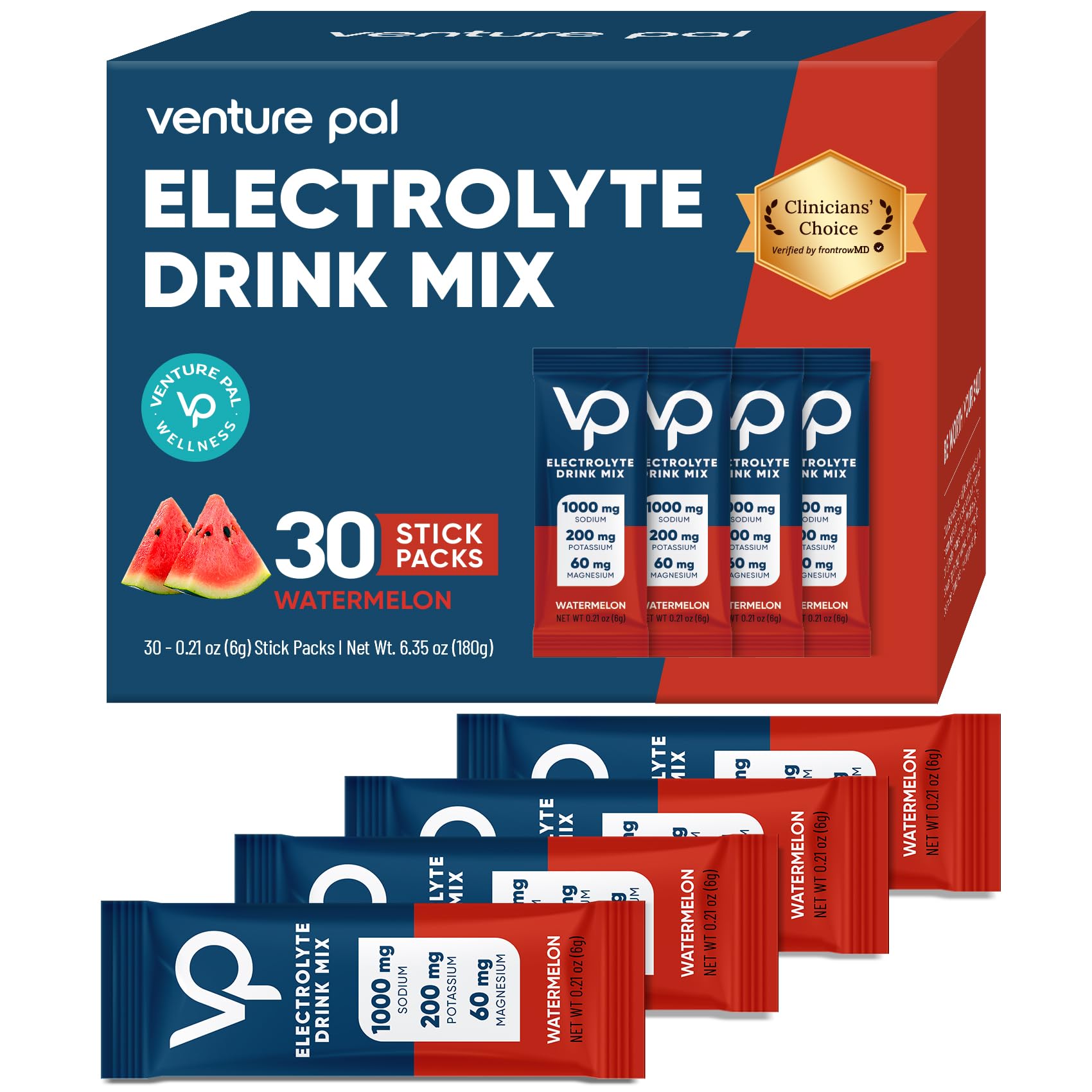 Venture Pal Electrolytes Powder 180 Count