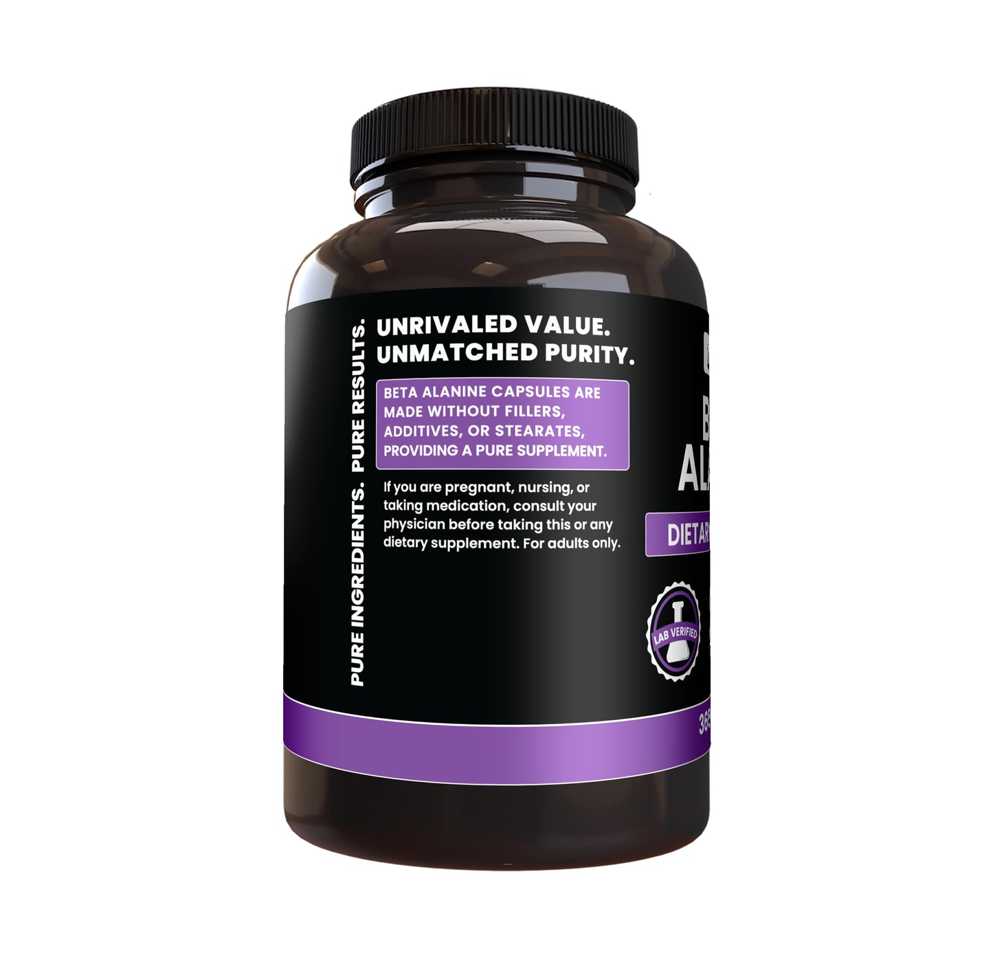 Pure Original Ingredients Beta Alanine Capsules, 365 Capsules