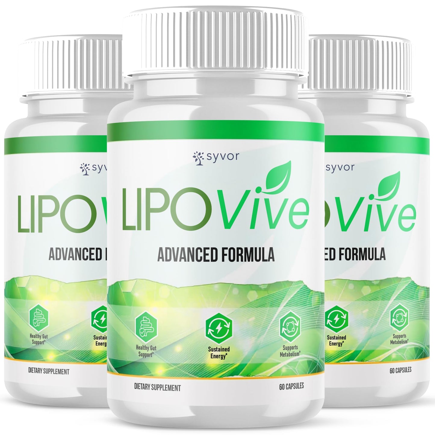 Syvor Lipovive Capsules 180 Count