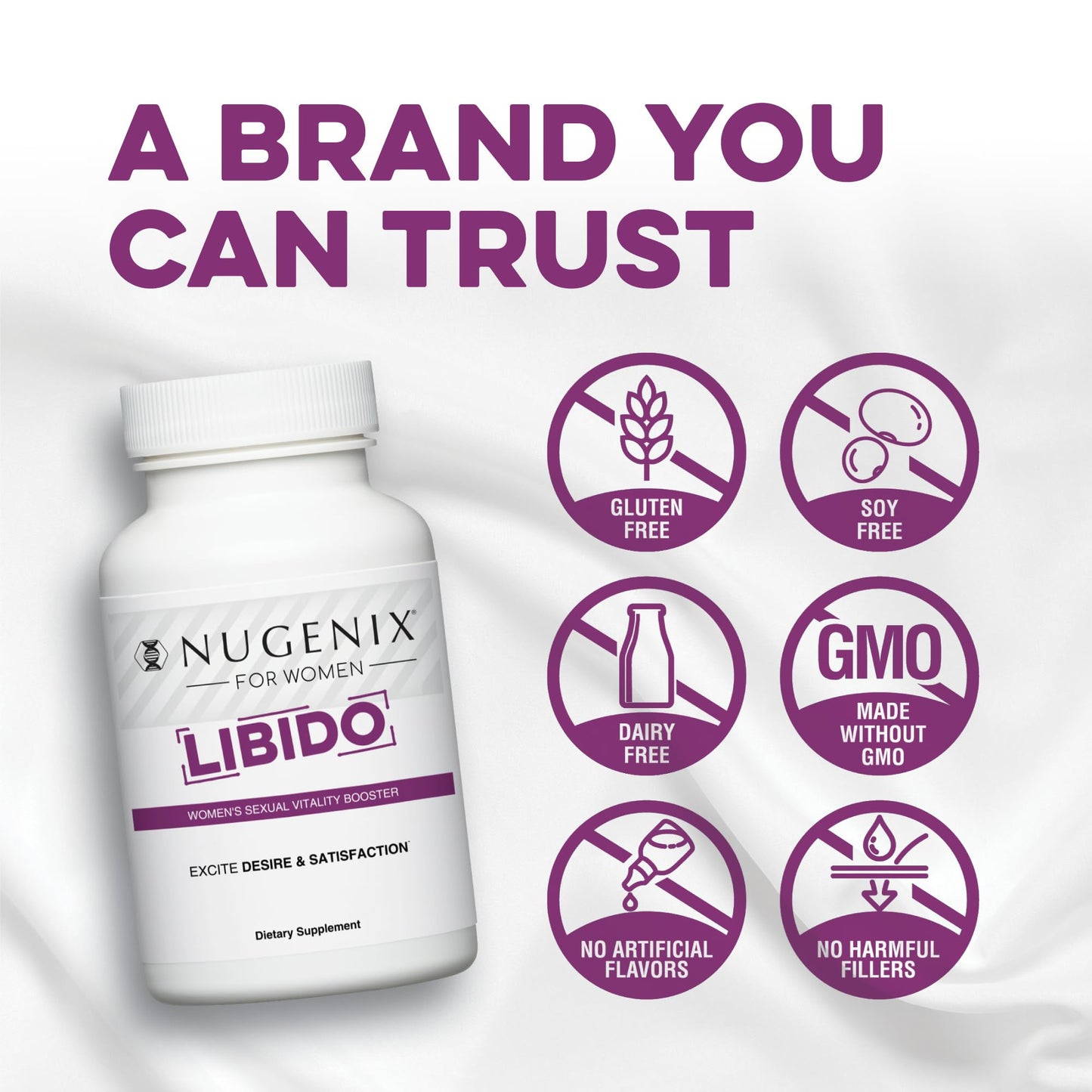 Nugenix Women's Libido Booster Supplement, 60 Capsules